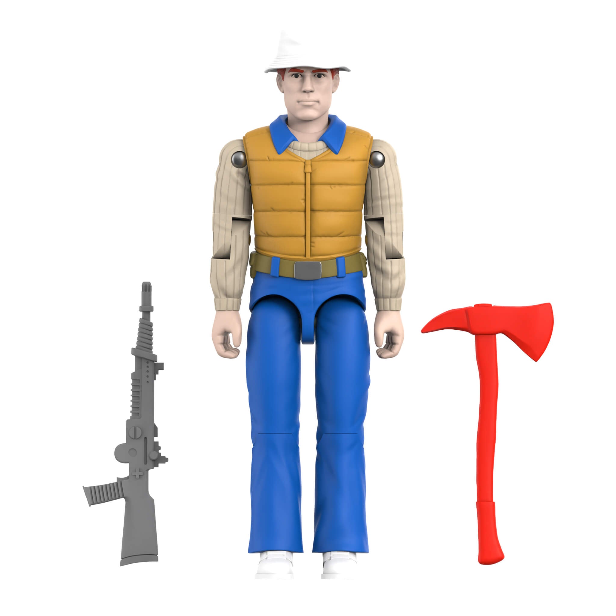 Deep Six ReAction figure from G.I. Joe Wave 9, with a rifle and a red axe