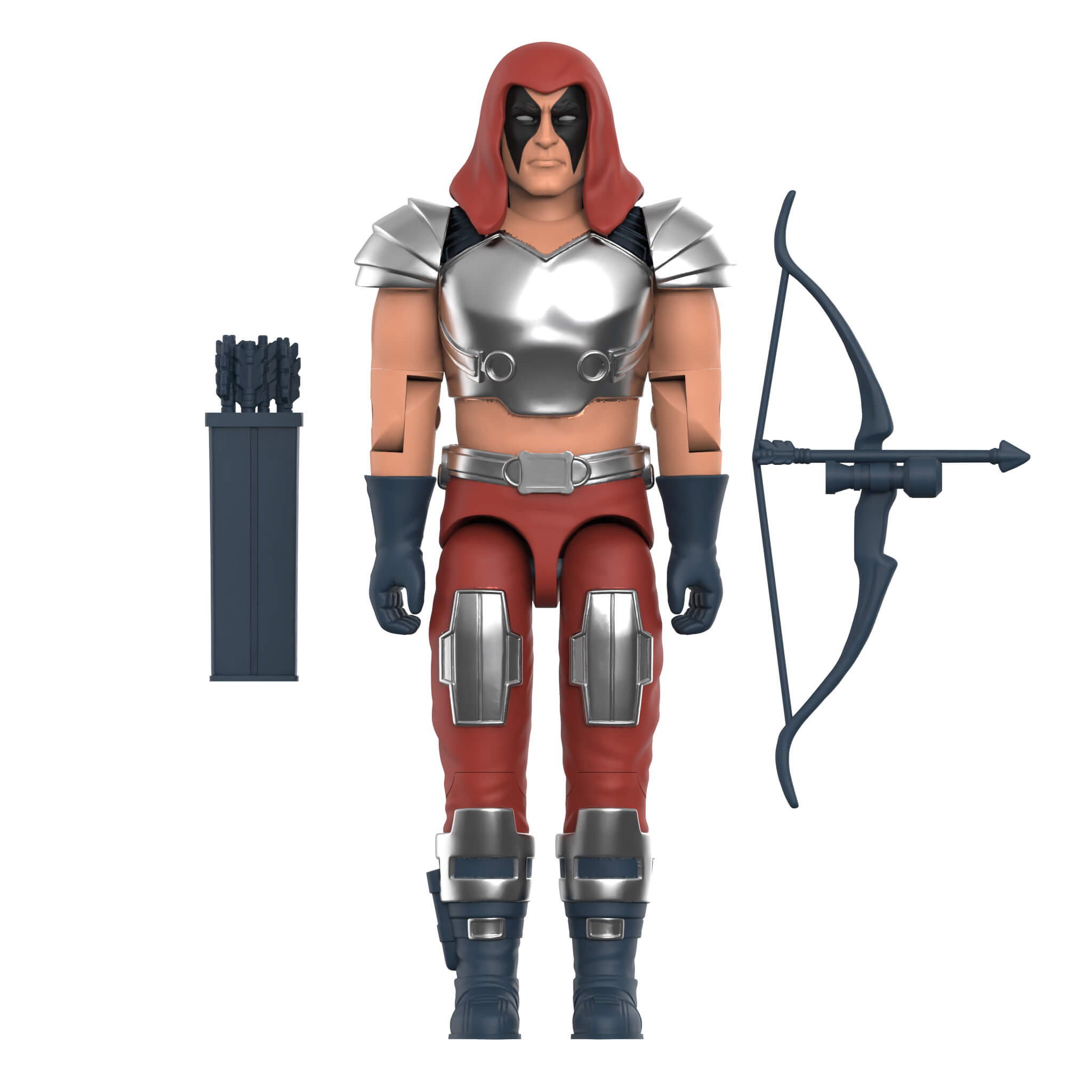 G.I. Joe ReAction Wave 9 Zartan action figure with bow and quiver