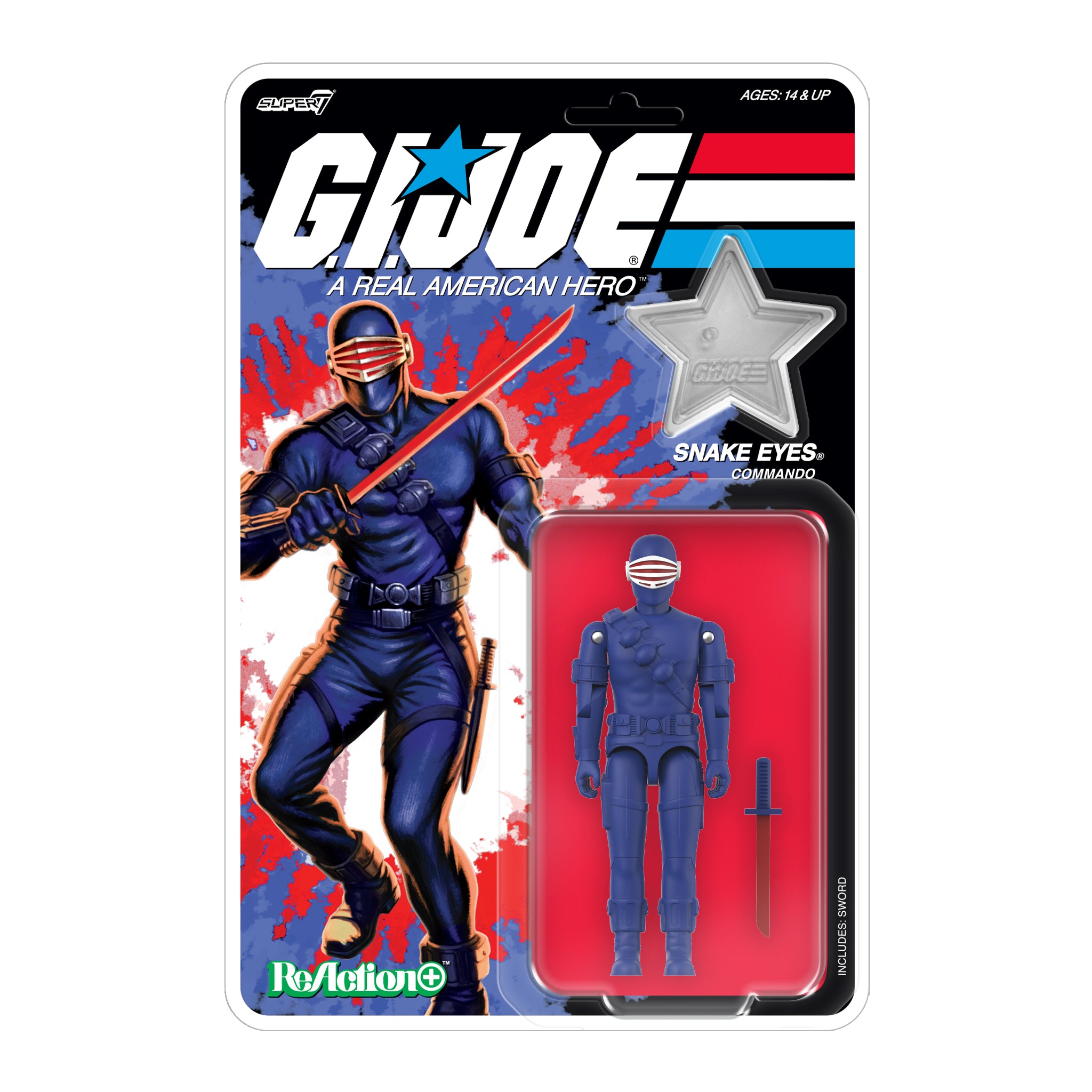 G.I. Joe ReAction+ Wave 08 - Snake Eyes (America's 250th Anniversary)