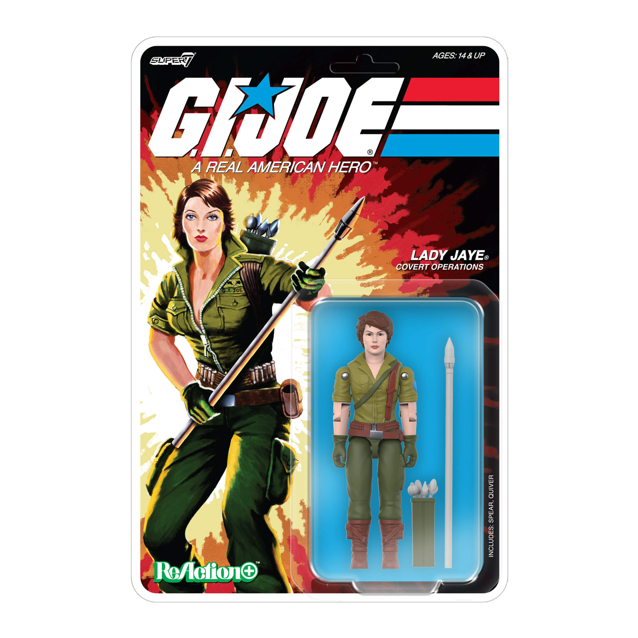 G.I. Joe ReAction+ Wave 09 - Lady Jaye (Cartoon)