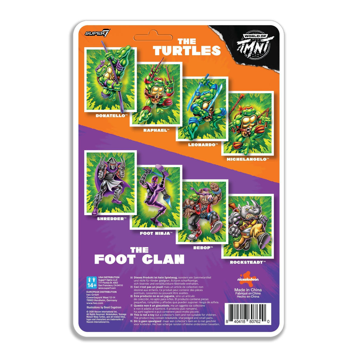 Teenage Mutant Ninja Turtles ReAction+ Wave 02 - Bebop