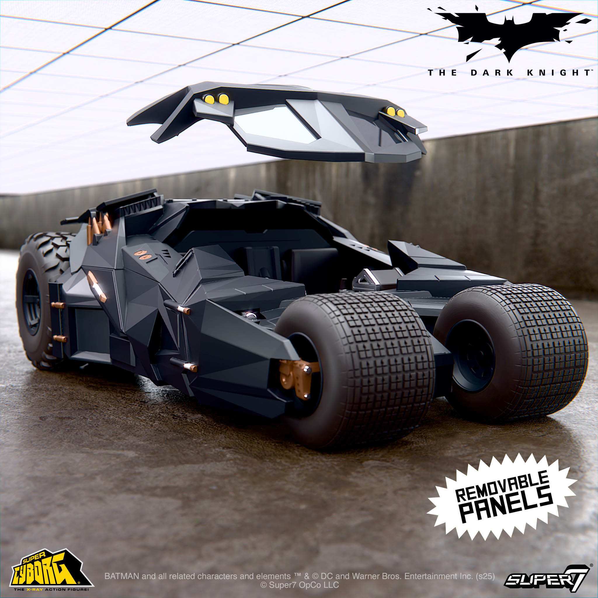 Batman Super Cyborg - Batmobile Tumbler (Full Color)