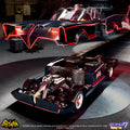 Batman Super Cyborg Classic TV Batmobile in red and black with a clear cockpit canopy