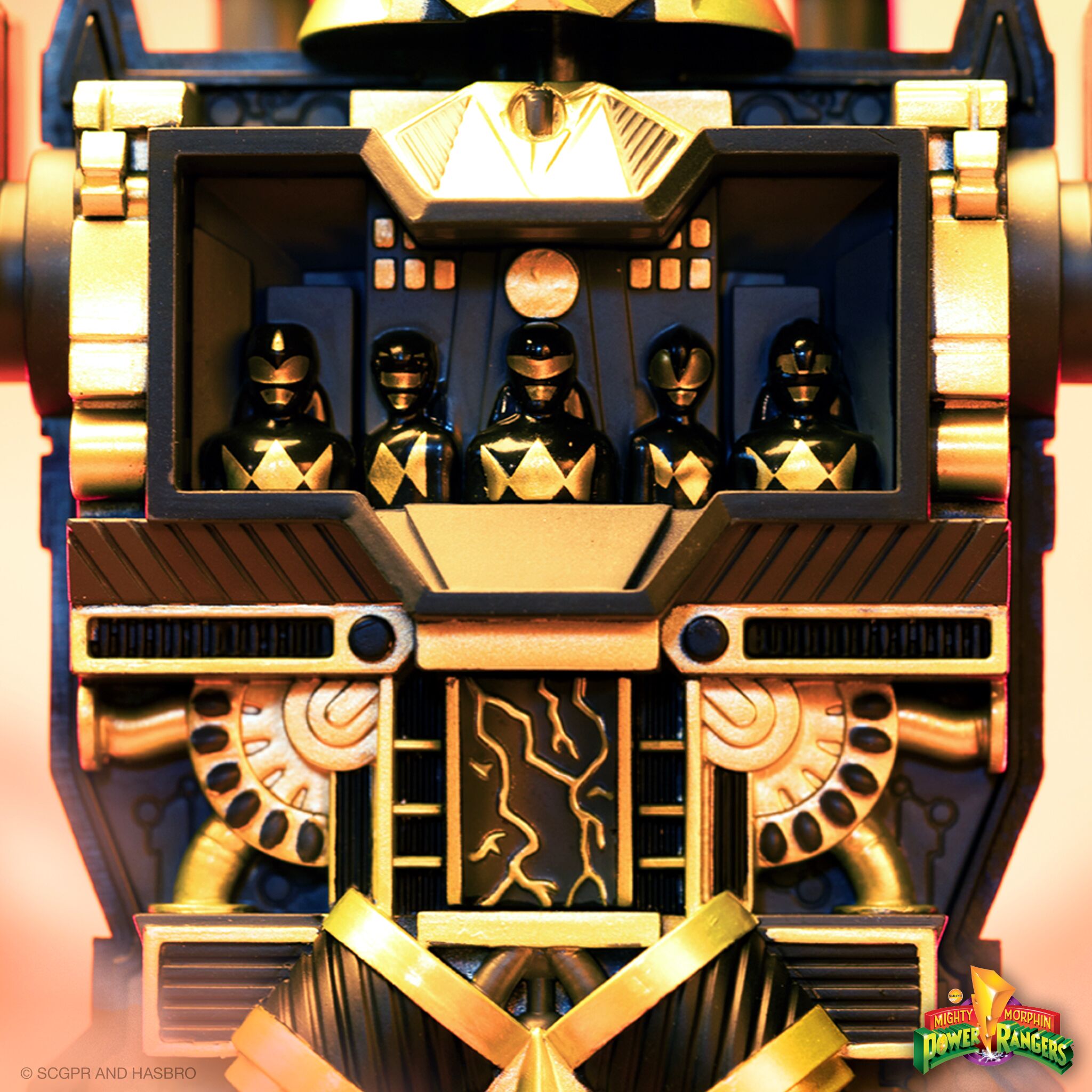 Mighty Morphin Power Rangers Super Cyborg - Megazord (Black / Gold)
