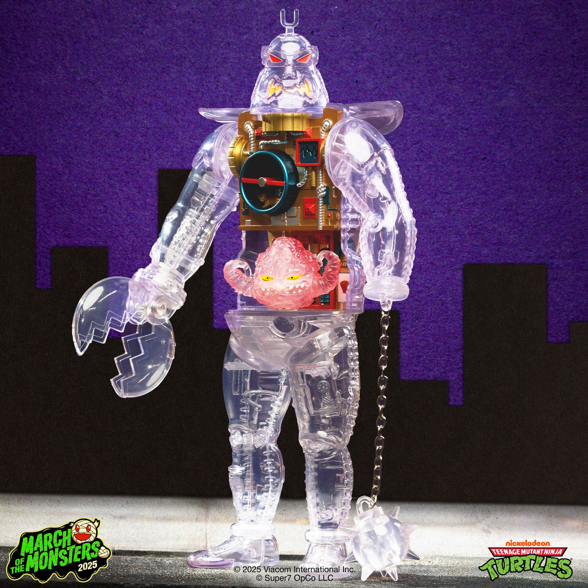 Android Cyborg Mutant Teenage Mutant Ninja Turtles Super Cyborg - Krang Android (Clear) – Super7