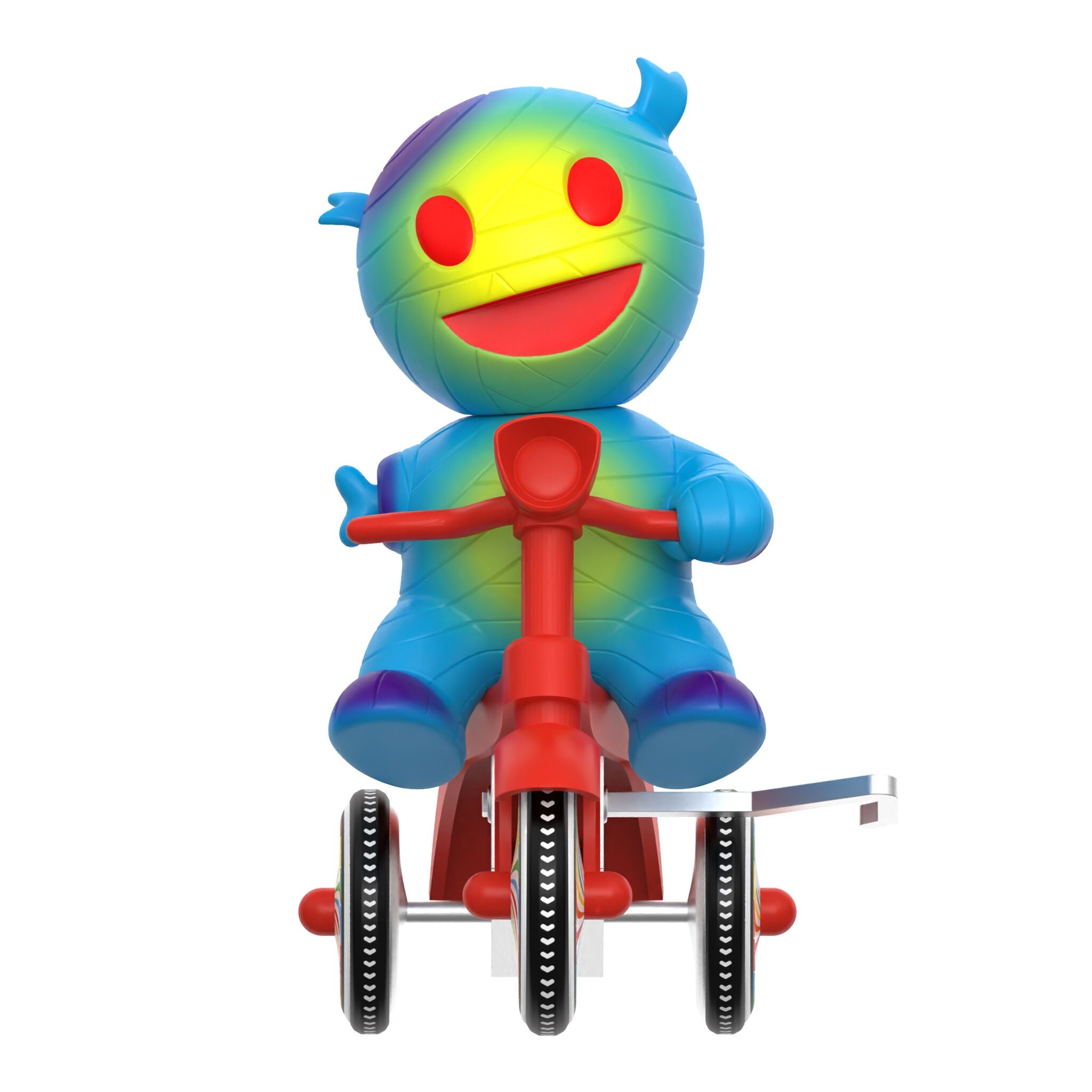 Super7 Super Cycles - Mummy Boy (Blue w/ Red Trike)