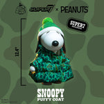 Peanuts SuperSize Vinyl (Snoopy, Puffy Coat) - Snoopy (Puffy Coat, Camo, DTC XCL)