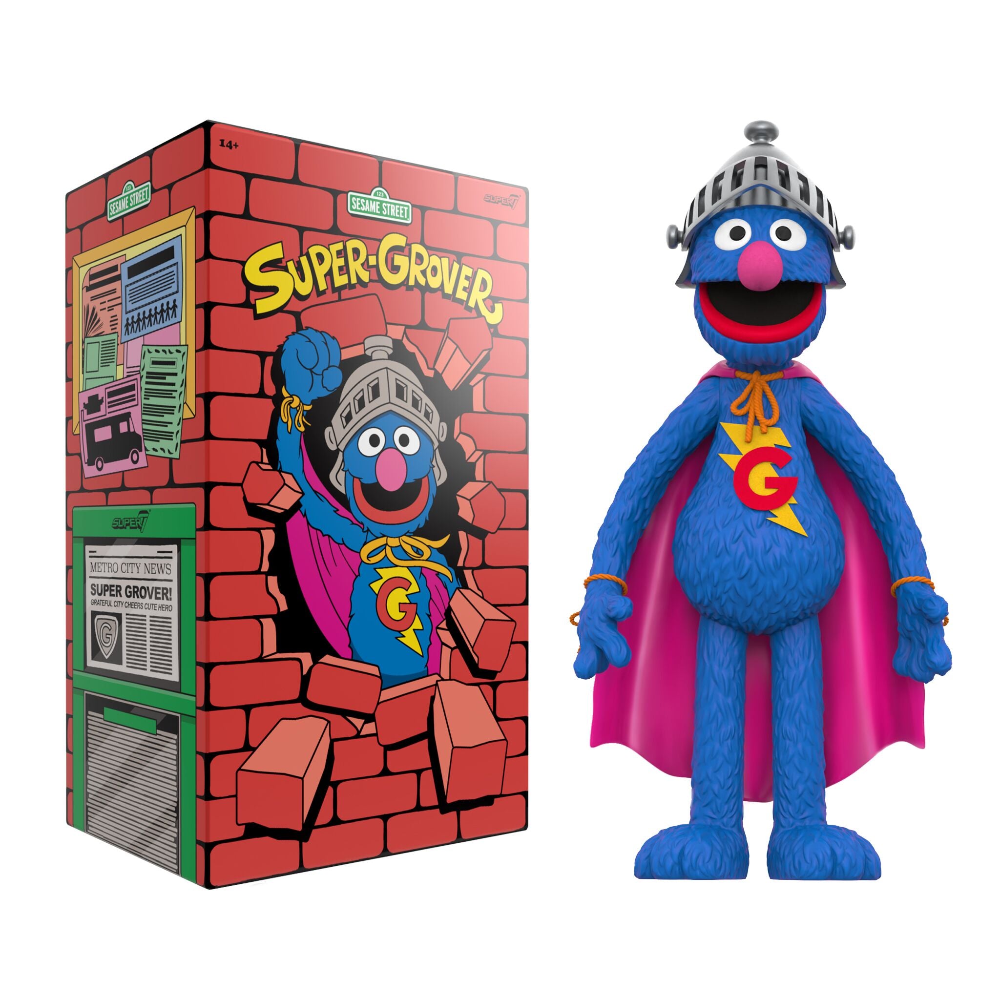 Sesame Street SuperSize Vinyl - Super Grover