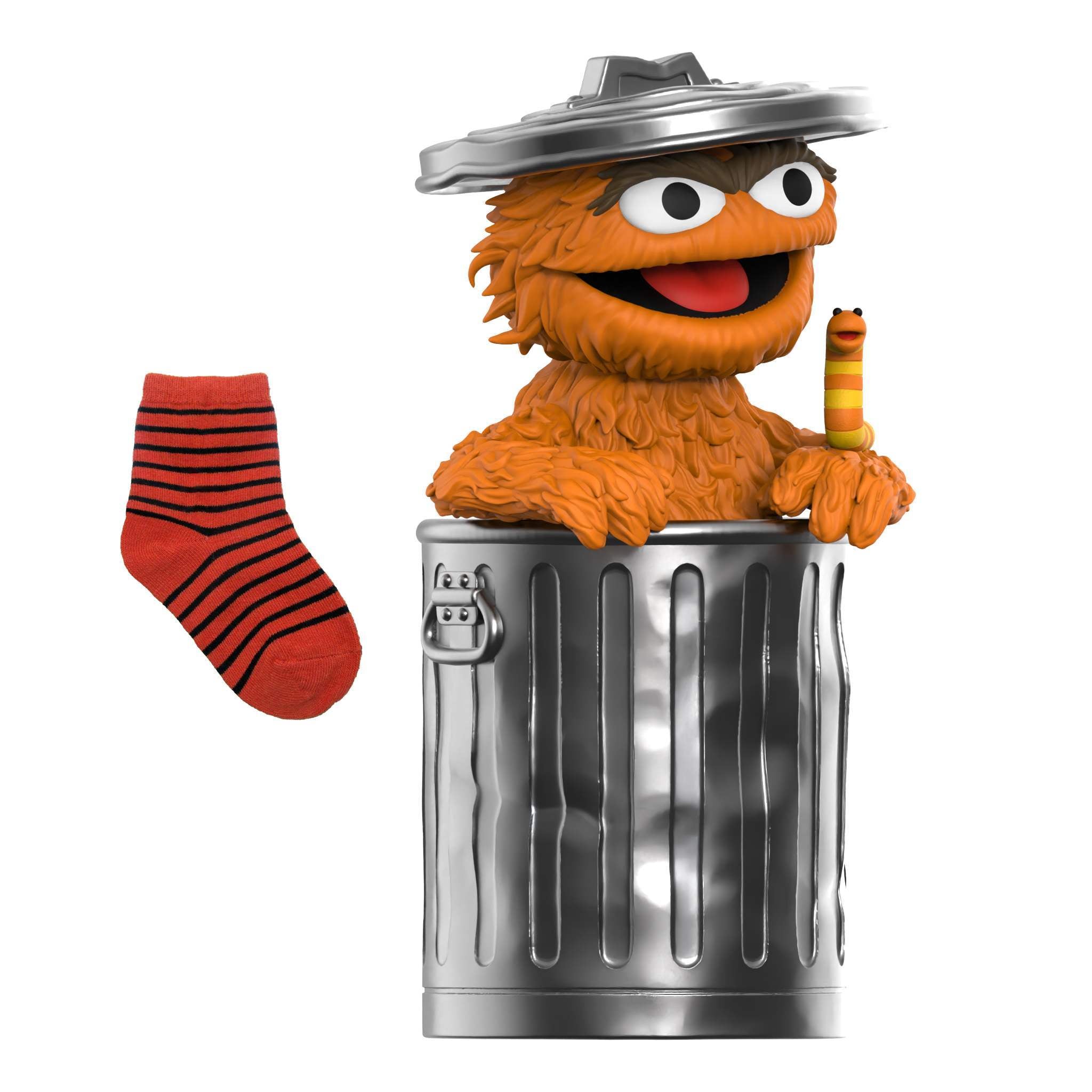 Sesame Street SuperSize Vinyl Oscar The Grouch - Oscar The Grouch (Orange)