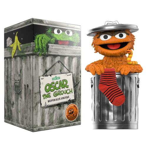 Sesame Street SuperSize Vinyl Oscar The Grouch - Oscar The Grouch (Orange)