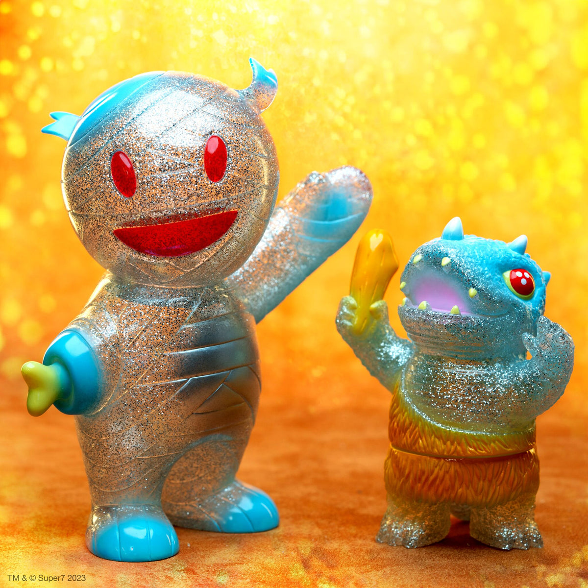 Figurine Super7 Mummy Boy (Blue/Yellow) – Supersize Vinyl – Neuve