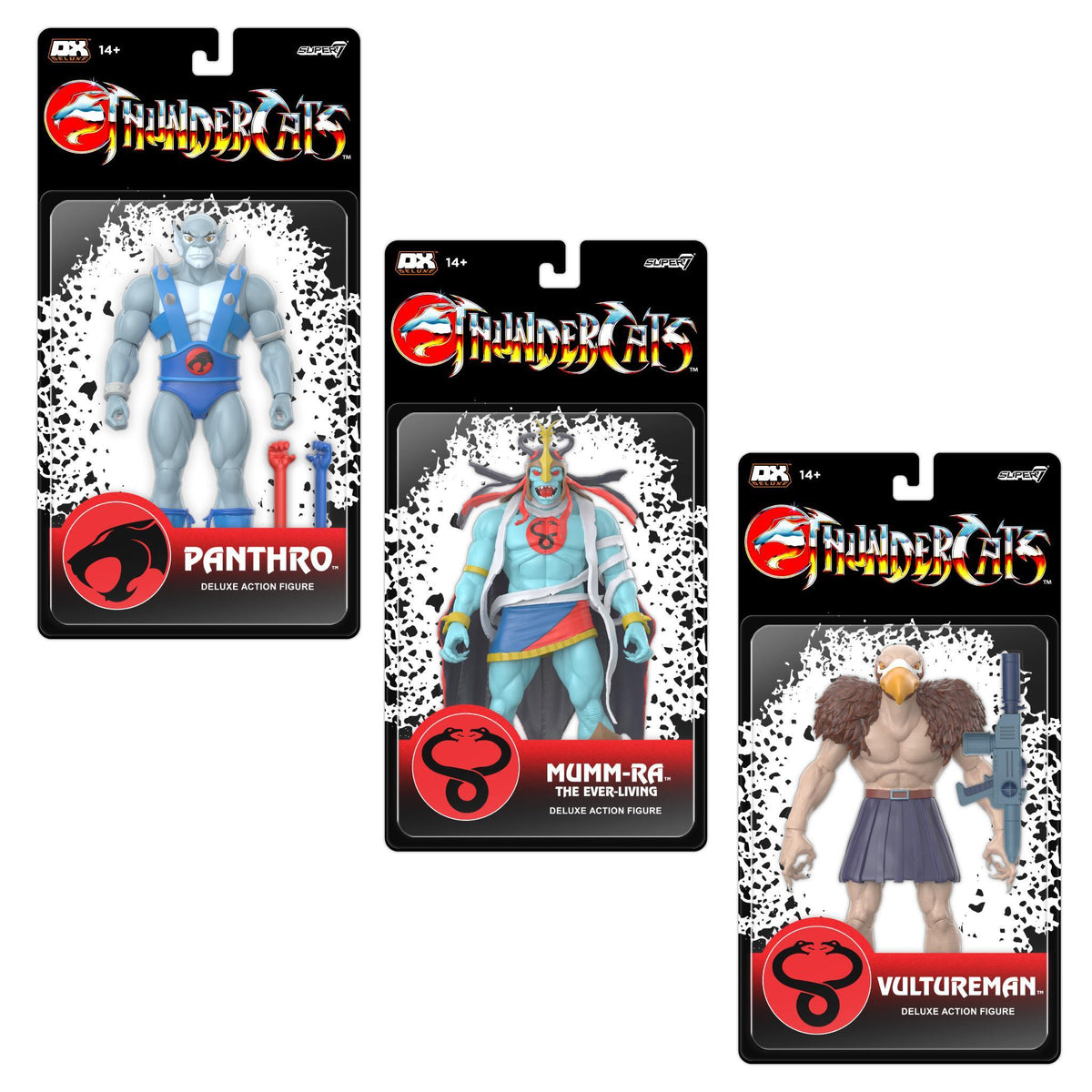 ThunderCats DELUXE Wave 05 - (Vultureman, Panthro & Mumm-Ra (The Ever Living)