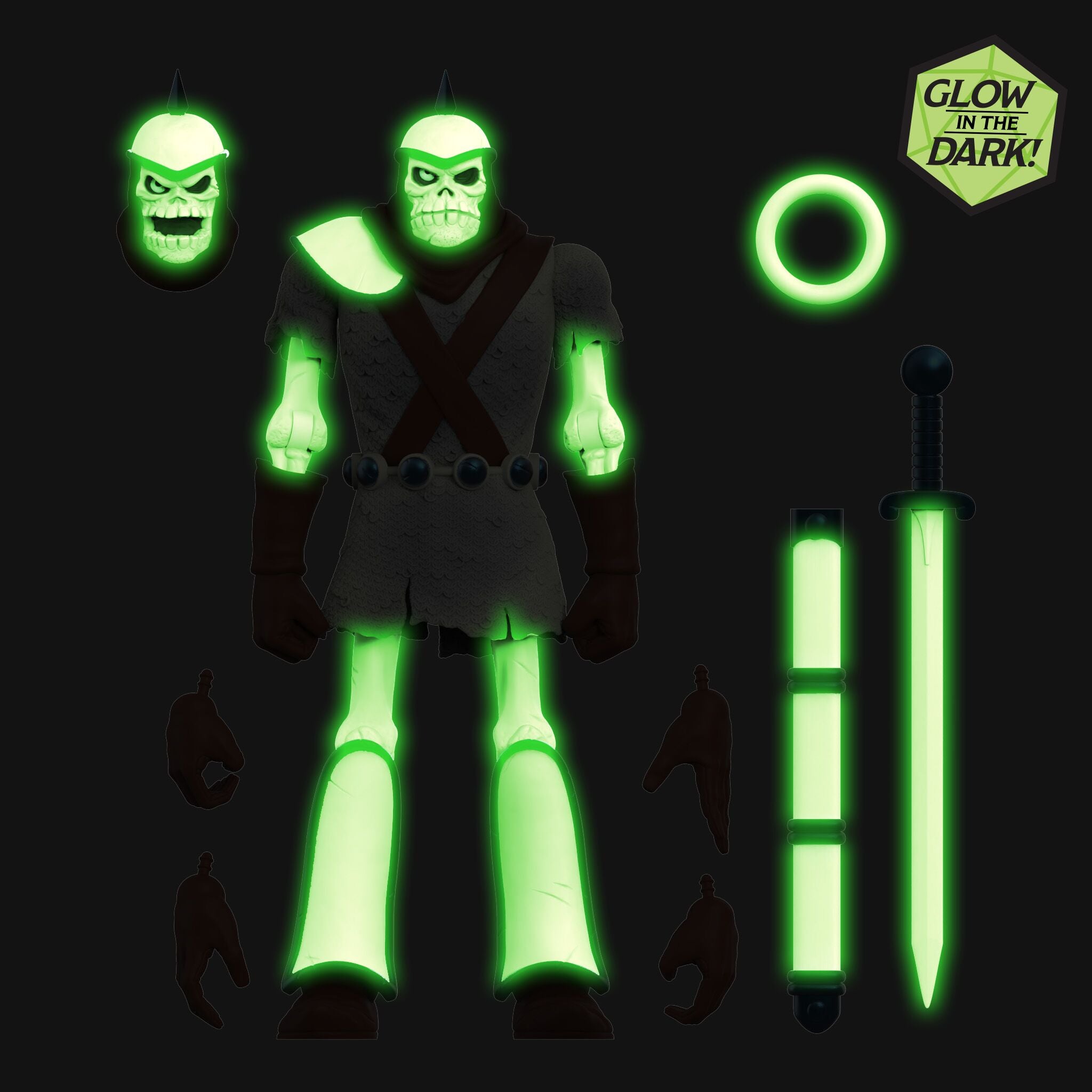 Dungeons and Dragons ULTIMATES! - Dekkion The Skeleton Warrior (Glow)
