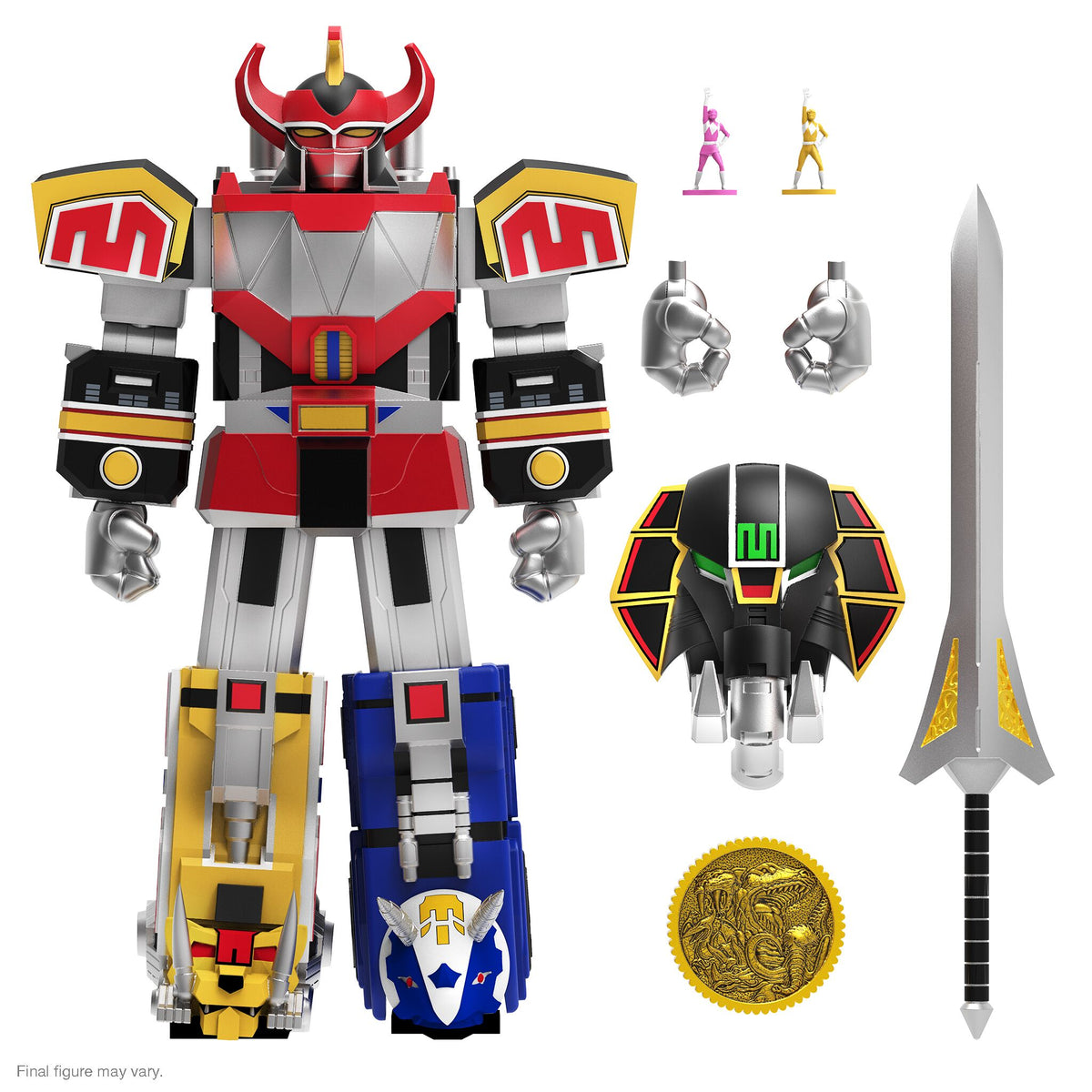 Mighty Morphin Power Rangers ULTIMATES! Wave Dino Megazord