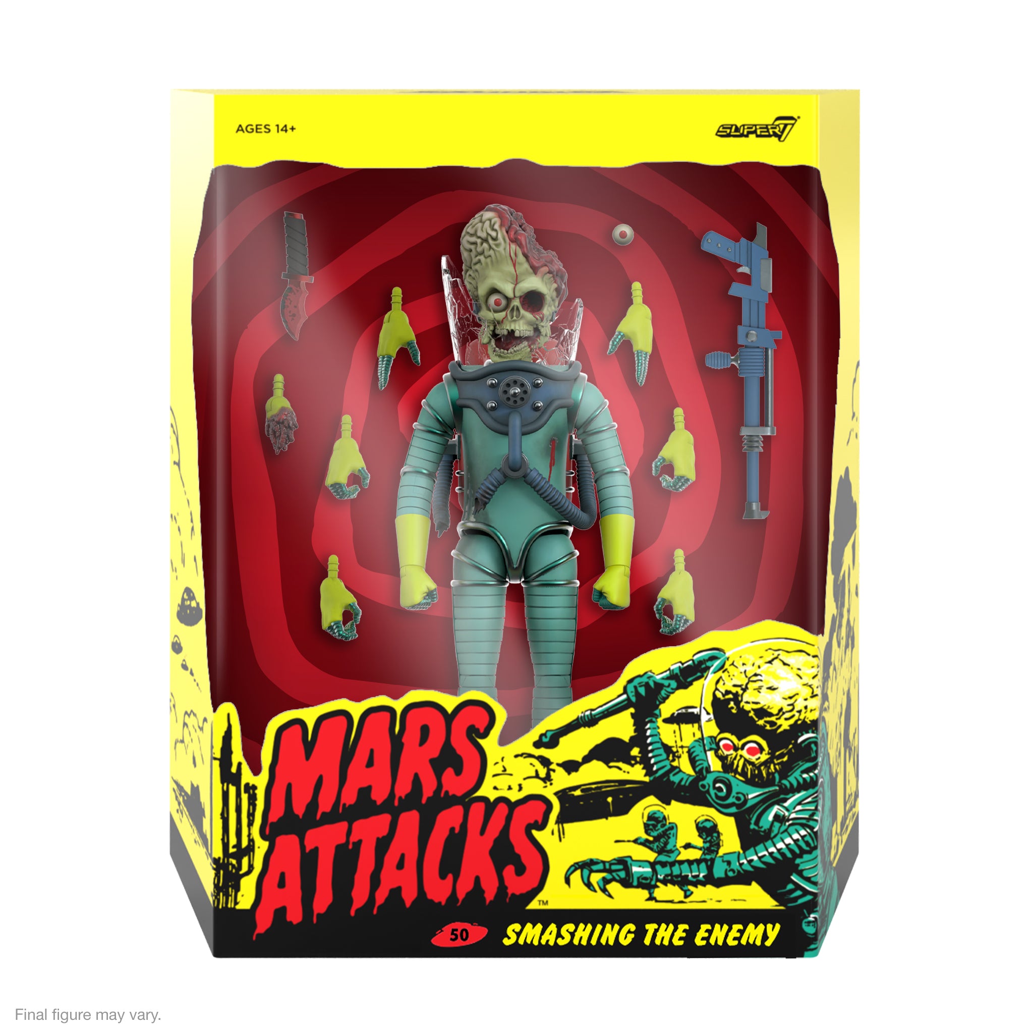 Mars Attacks ULTIMATES! Wave 01 - Martian (Smashing the Enemy)