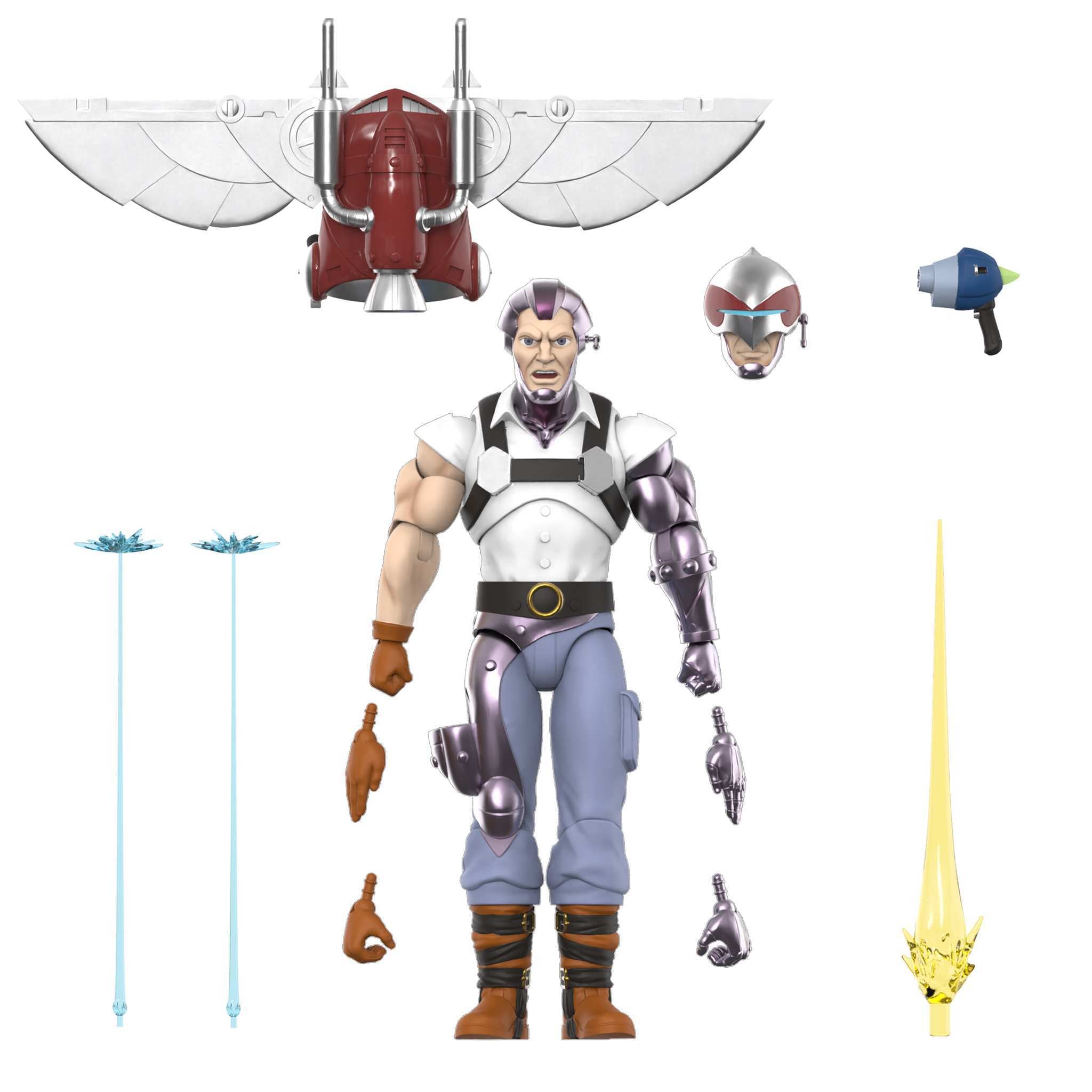 SilverHawks ULTIMATES! Wave 07 - Flashback, Hardware, Melodia & Condor (Toon)