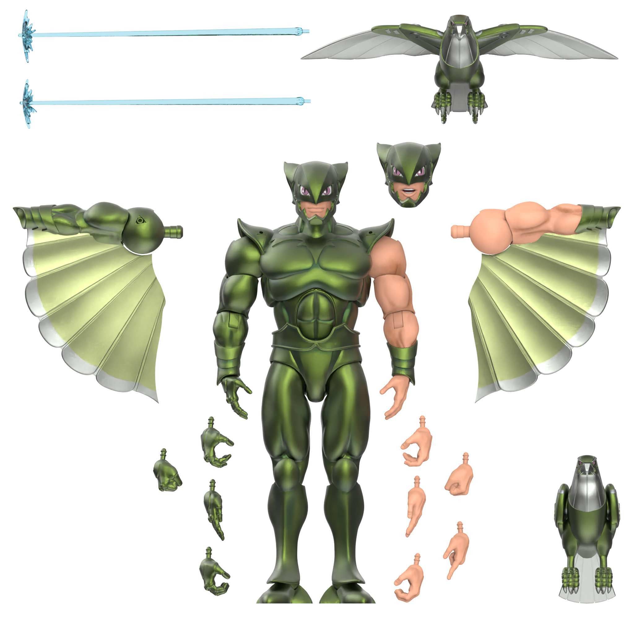 SilverHawks ULTIMATES! Wave 07 - Flashback, Hardware, Melodia & Condor (Toon)