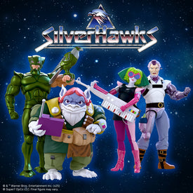 SilverHawks ULTIMATES! Wave 07 - Flashback, Hardware, Melodia & Condor (Toon)