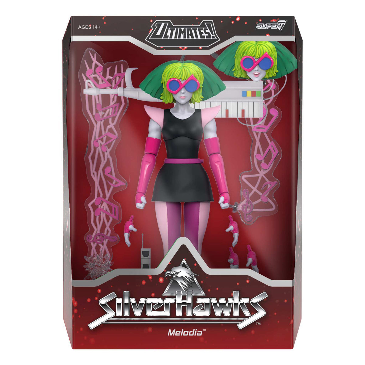 Figurines Silverhawks – Hotwing & Gyro, Super7 Ultimates, Neuves