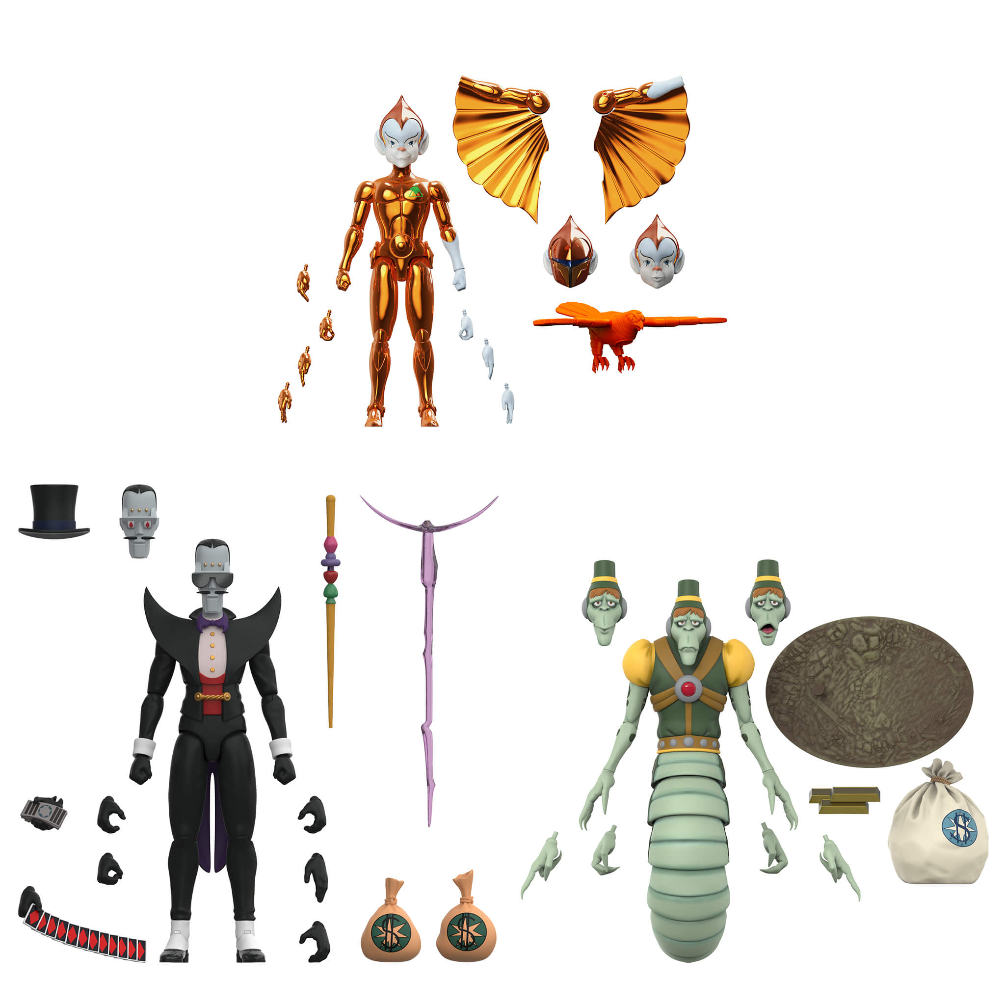 SilverHawks ULTIMATES! Wave 08 - Copper Kidd, Yes-Man & Poker-Face