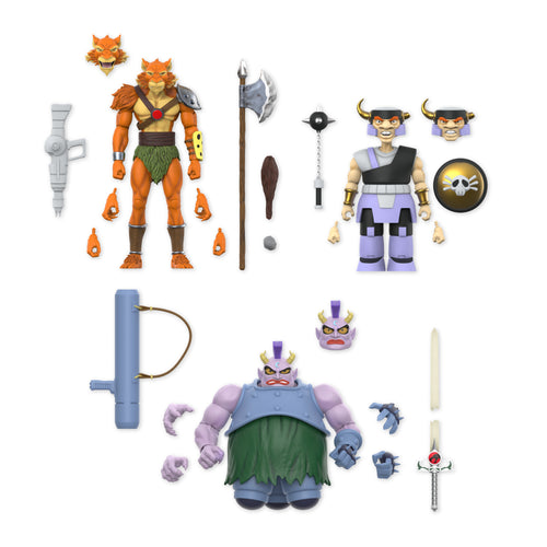 ThunderCats ULTIMATES! Wave 16 - Jackalman (Cartoon), Top-Spinner (Cartoon) & Tug Mug