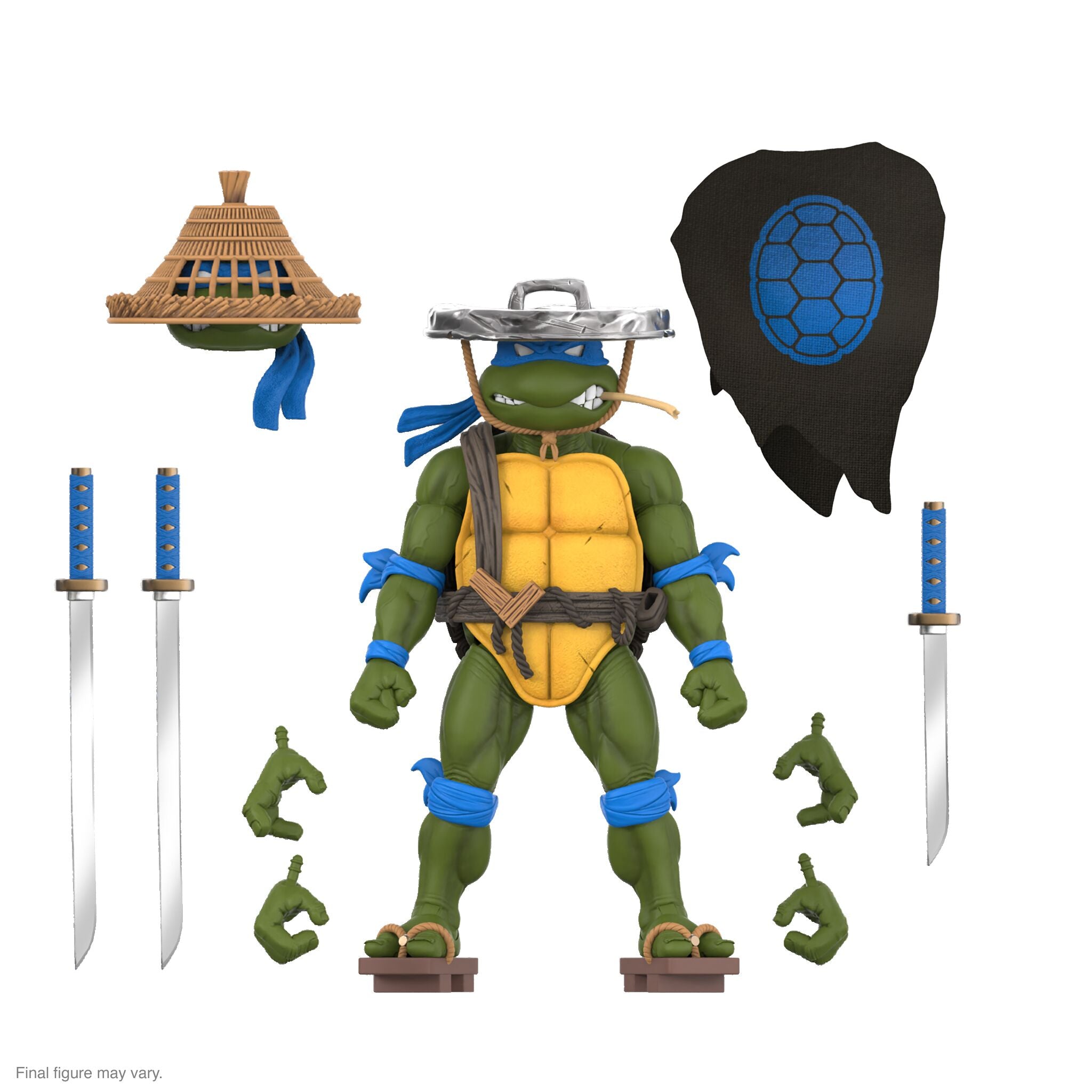 Teenage Mutant Ninja Turtles ULTIMATES! Wave 11 - Rat King, Rapper Mike, Ninja Nomad Leonardo & Foot Soldier (Battle Damaged)