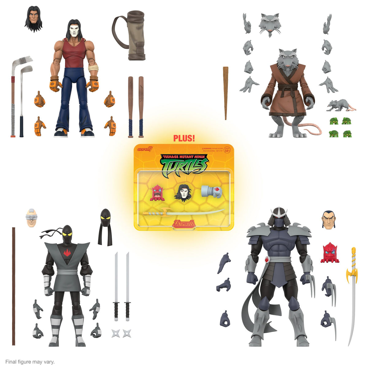 Teenage Mutant Ninja Turtles ULTIMATES! Wave 13 Splinter, Casey Jone