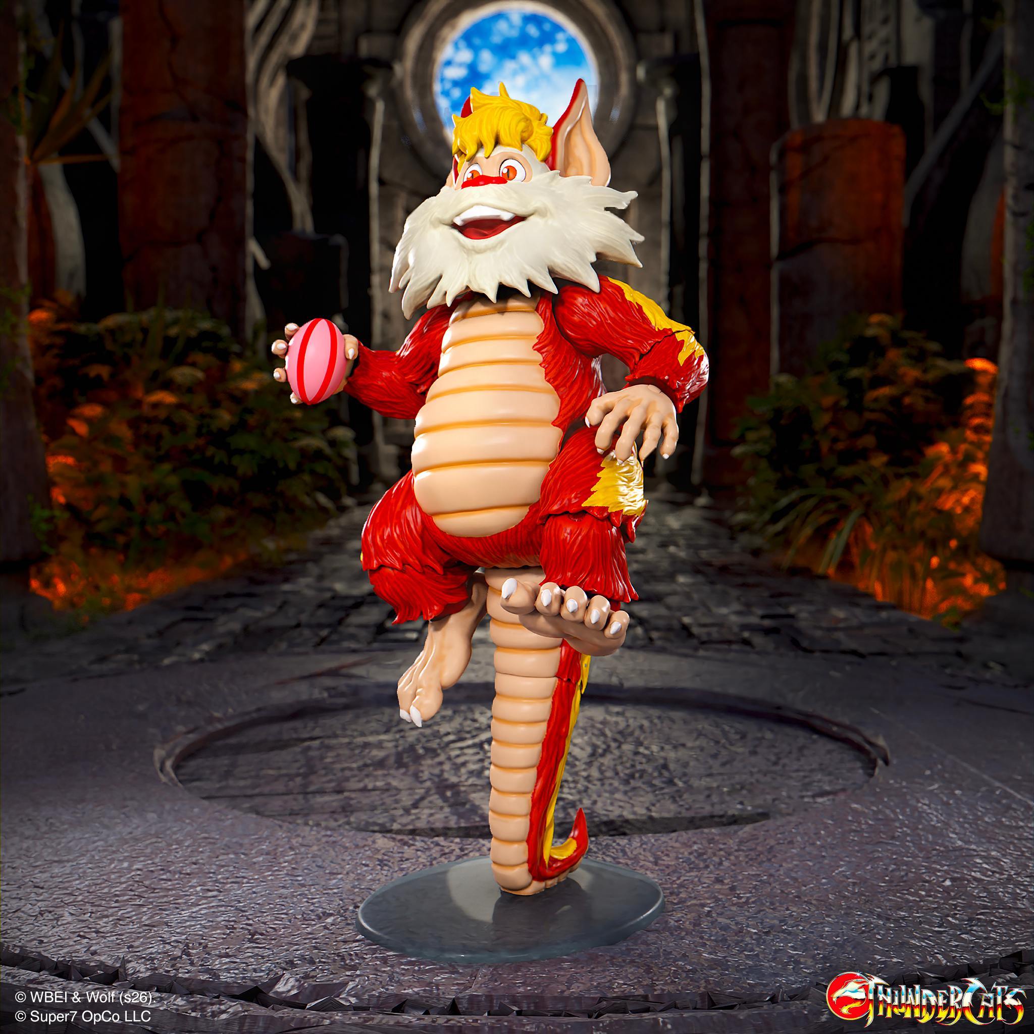 Full ThunderCats ULTIMATES Snarf figure inside windowed packaging with sword accessory.