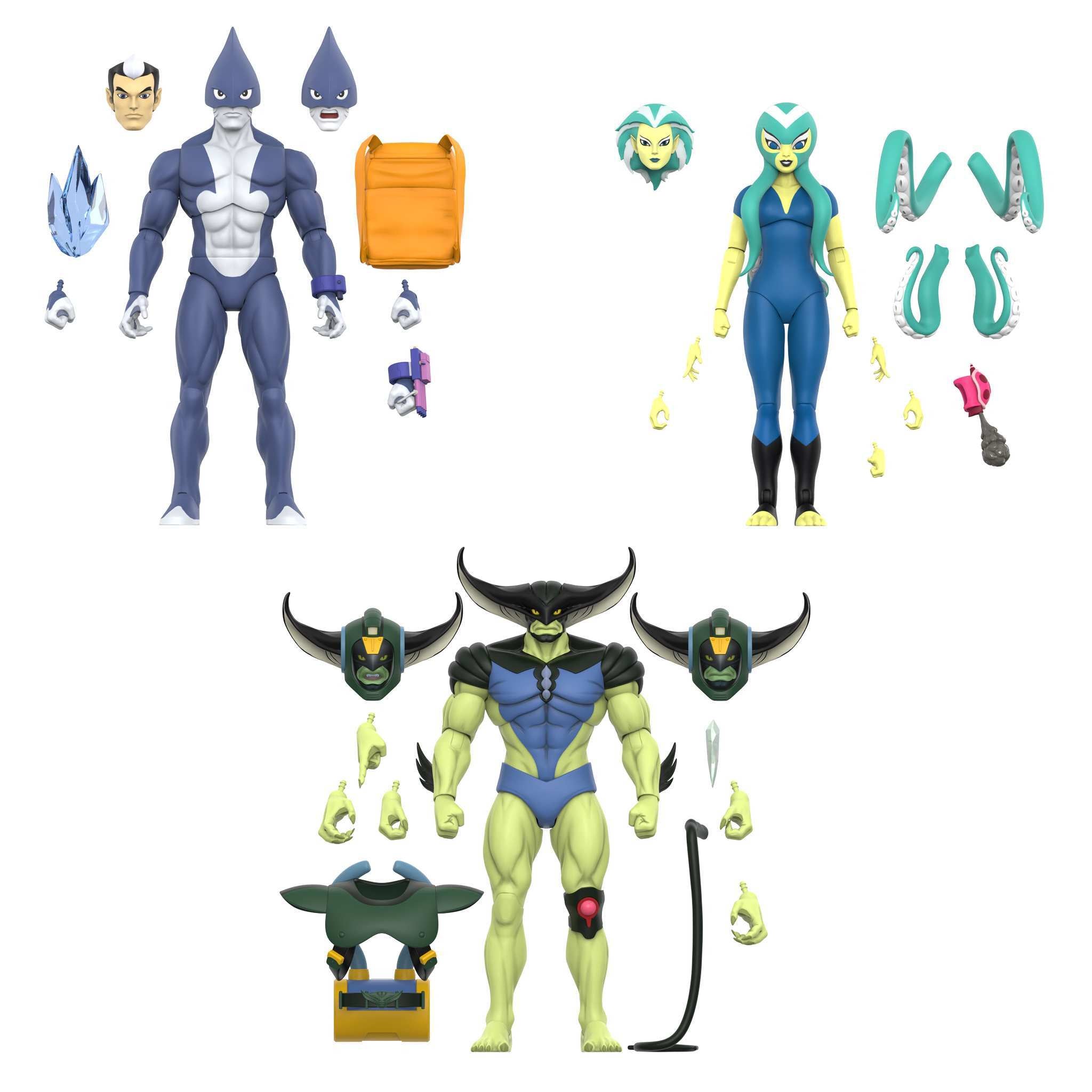 TigerSharks ULTIMATES! Wave 1 - Mako, Octavia, T-Ray