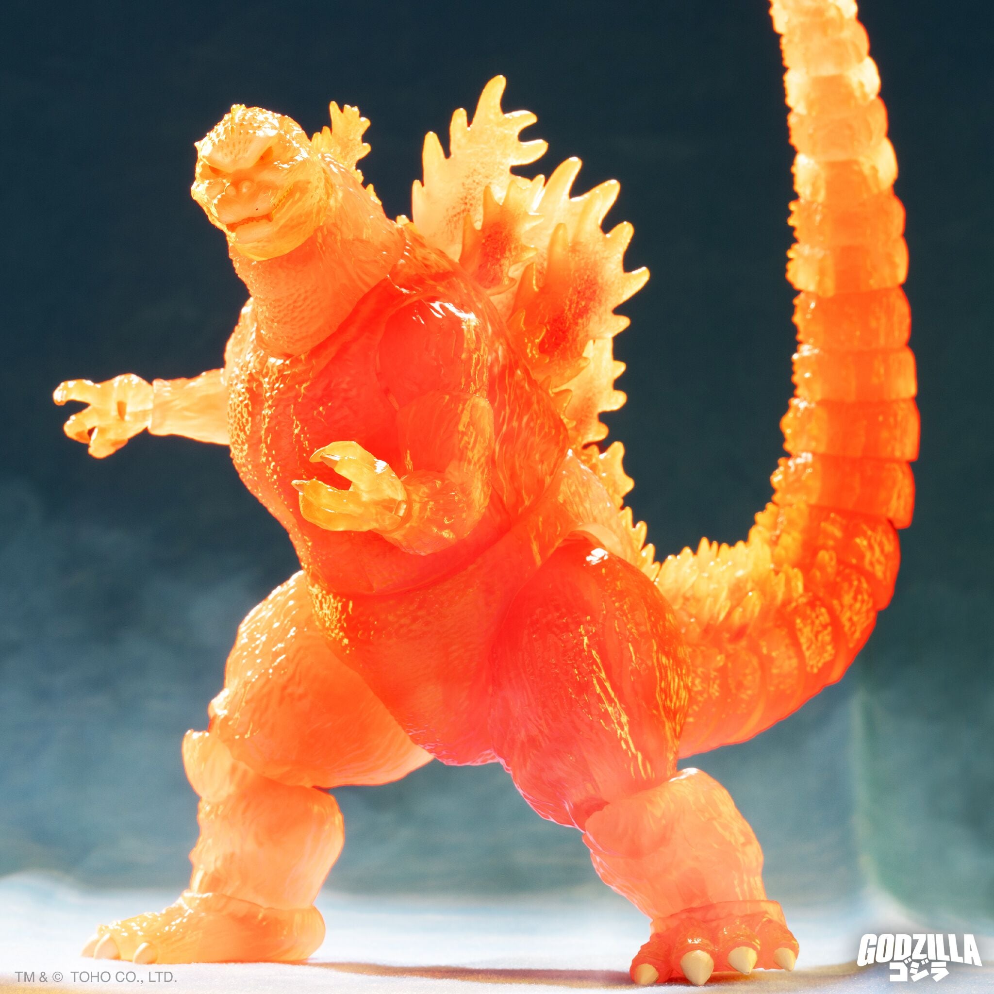 Toho ULTIMATES! - Blazing Godzilla (1200º Clear Orange)