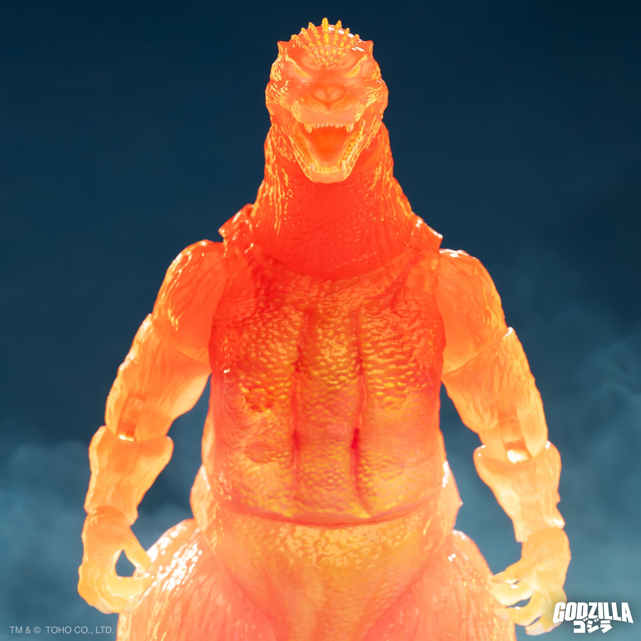 Toho ULTIMATES! - Blazing Godzilla (1200º Clear Orange)