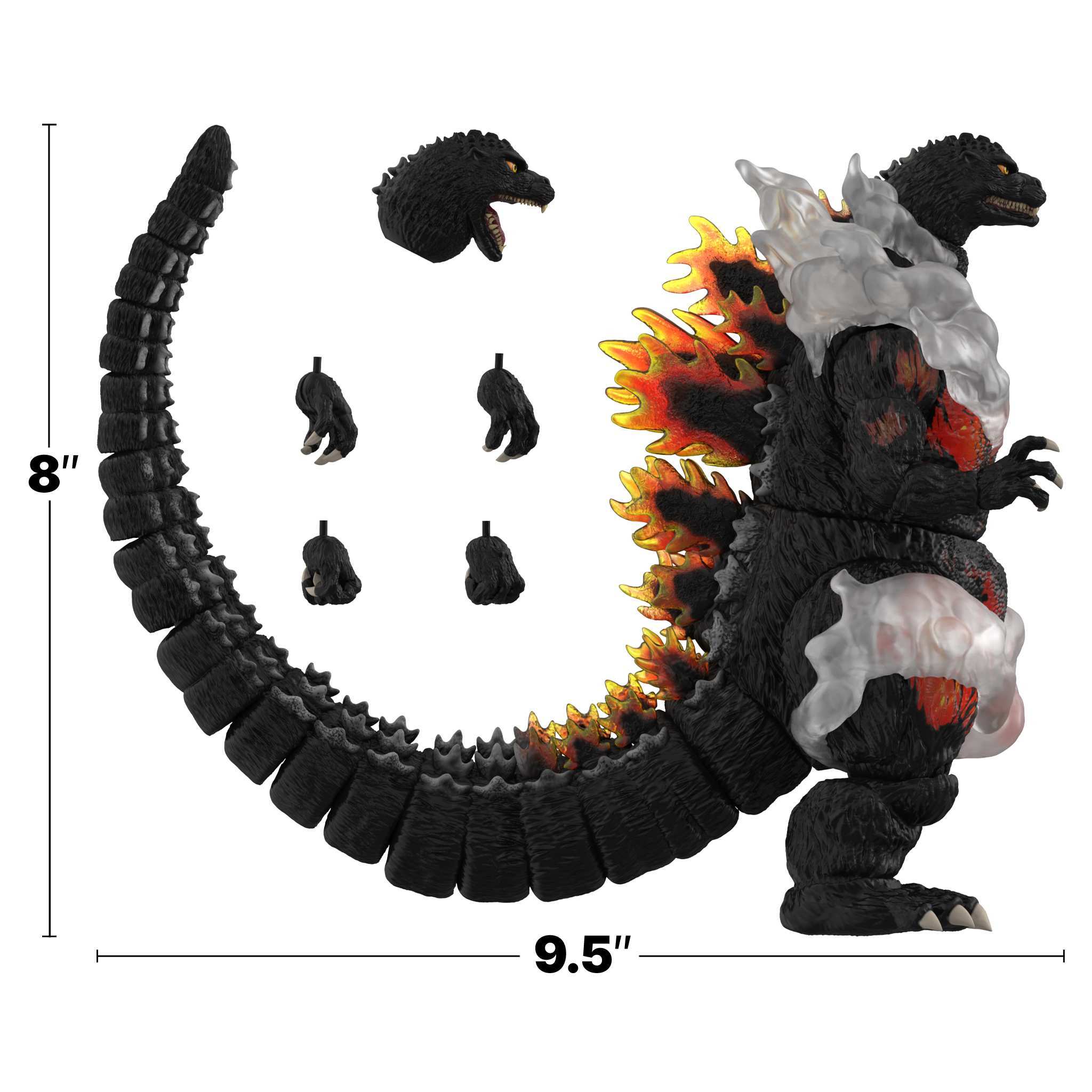 Toho ULTIMATES!  Wave 2 - HeiSei Burning Godzilla