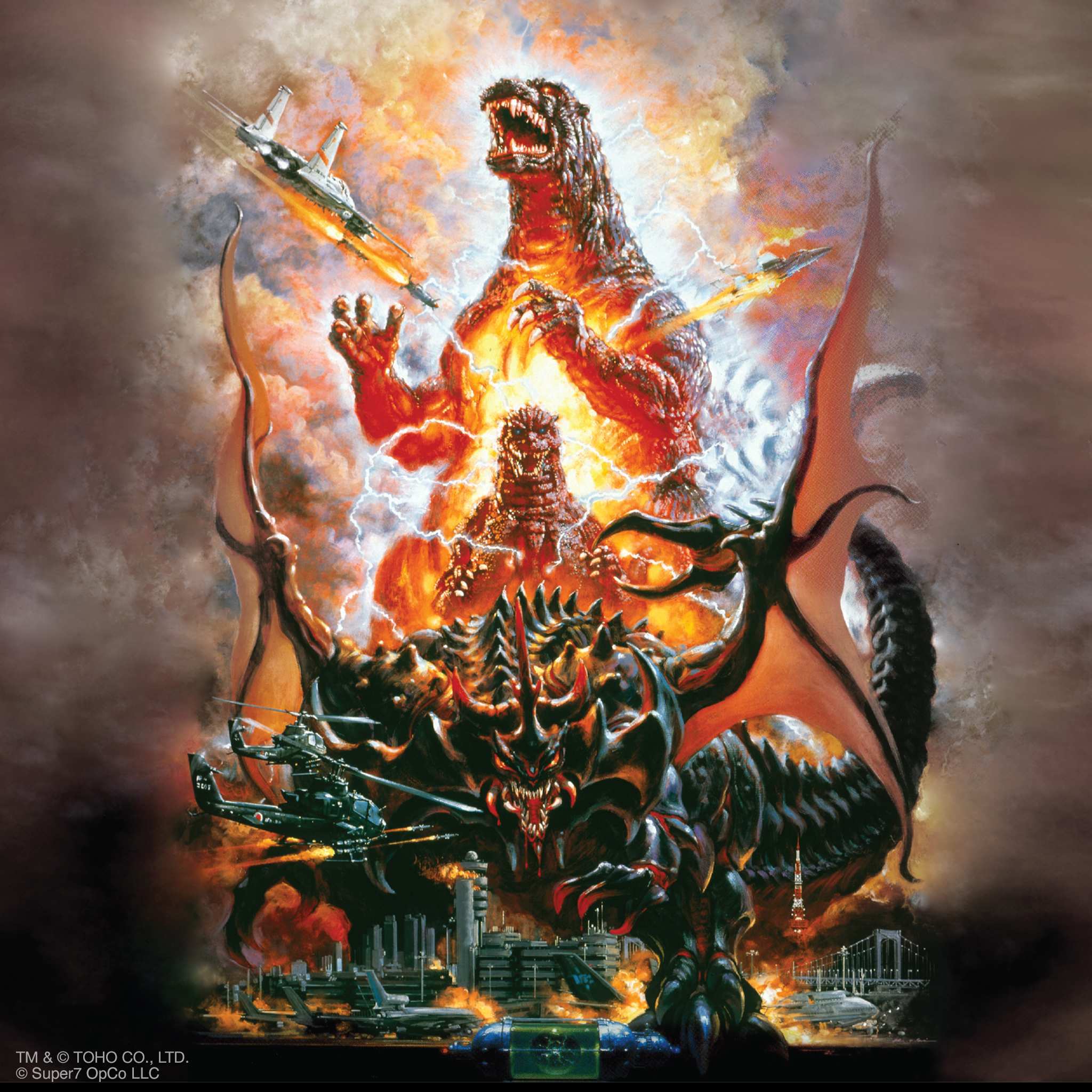 Toho ULTIMATES!  Wave 2 - HeiSei Burning Godzilla