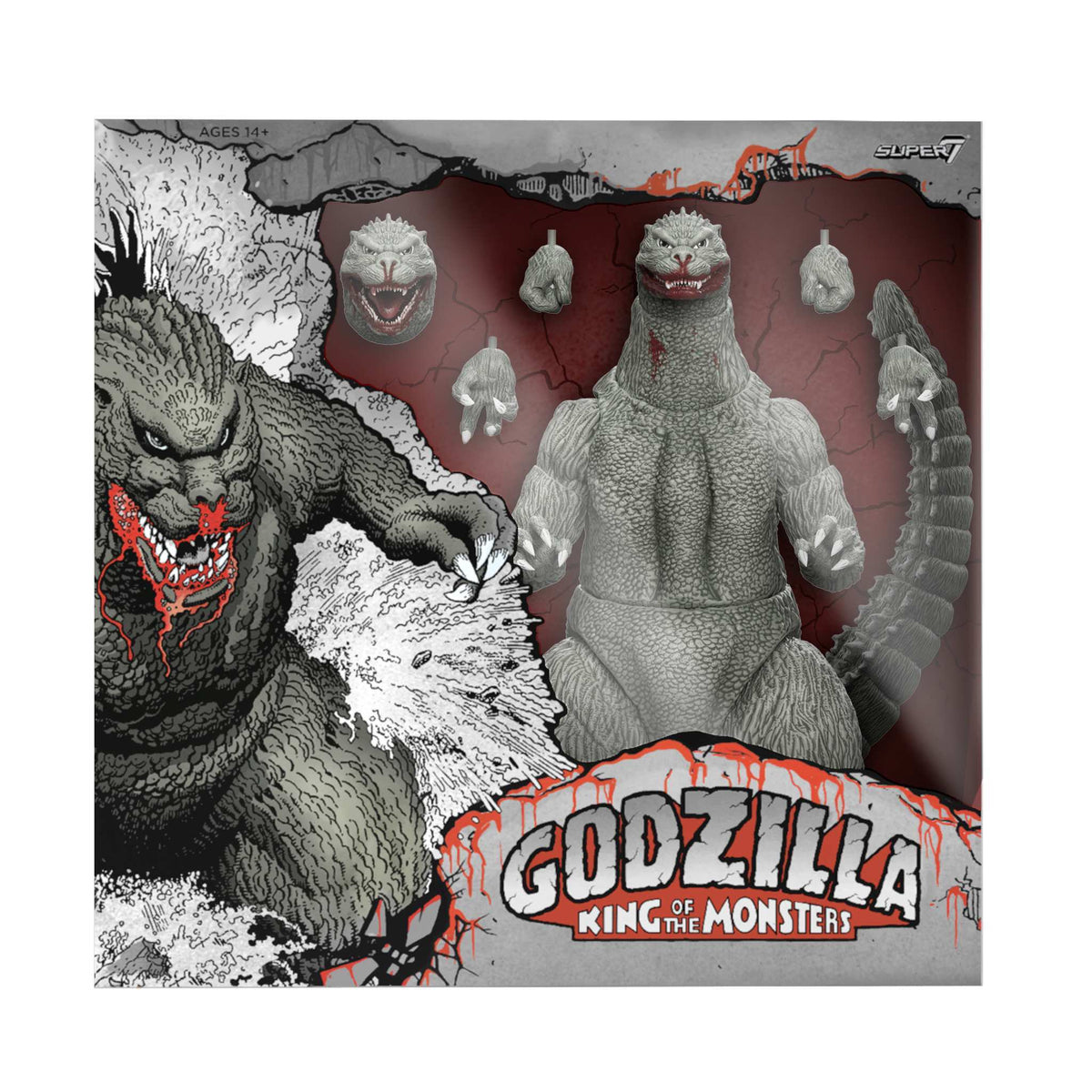 Toho ULTIMATES! - Godzilla 1989 (Greyscale Comic Book - Thirsty For Bl