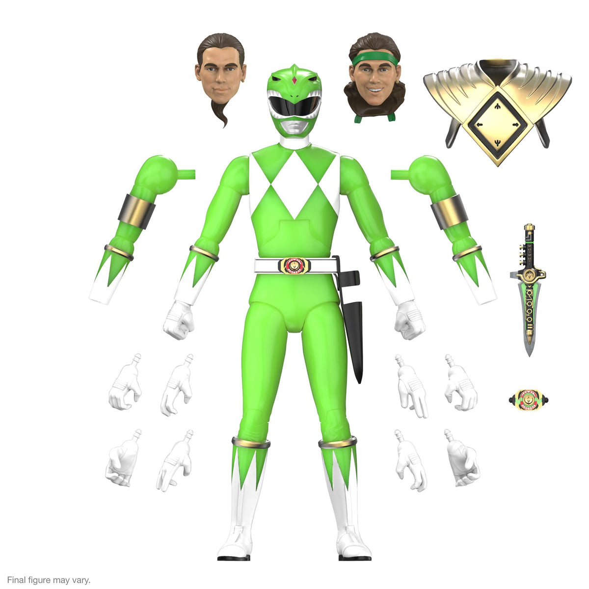 Mighty Morphin Power Rangers ULTIMATES! Wave 05 - Green Ranger (Glow ...