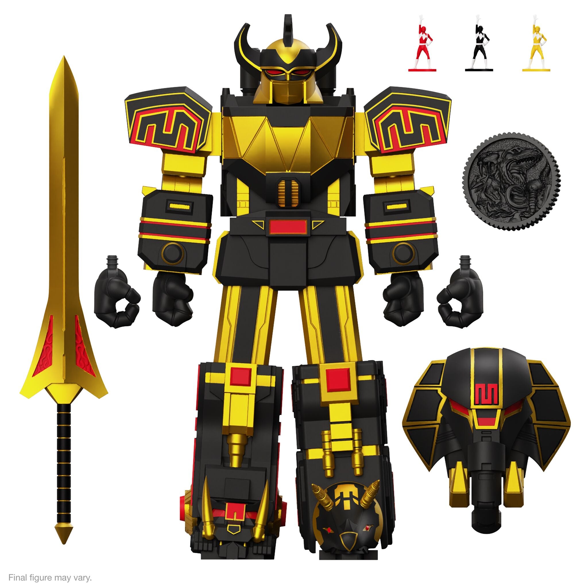Mighty Morphin Power Rangers ULTIMATES! Wave 05 - Megazord (Black/Gold)