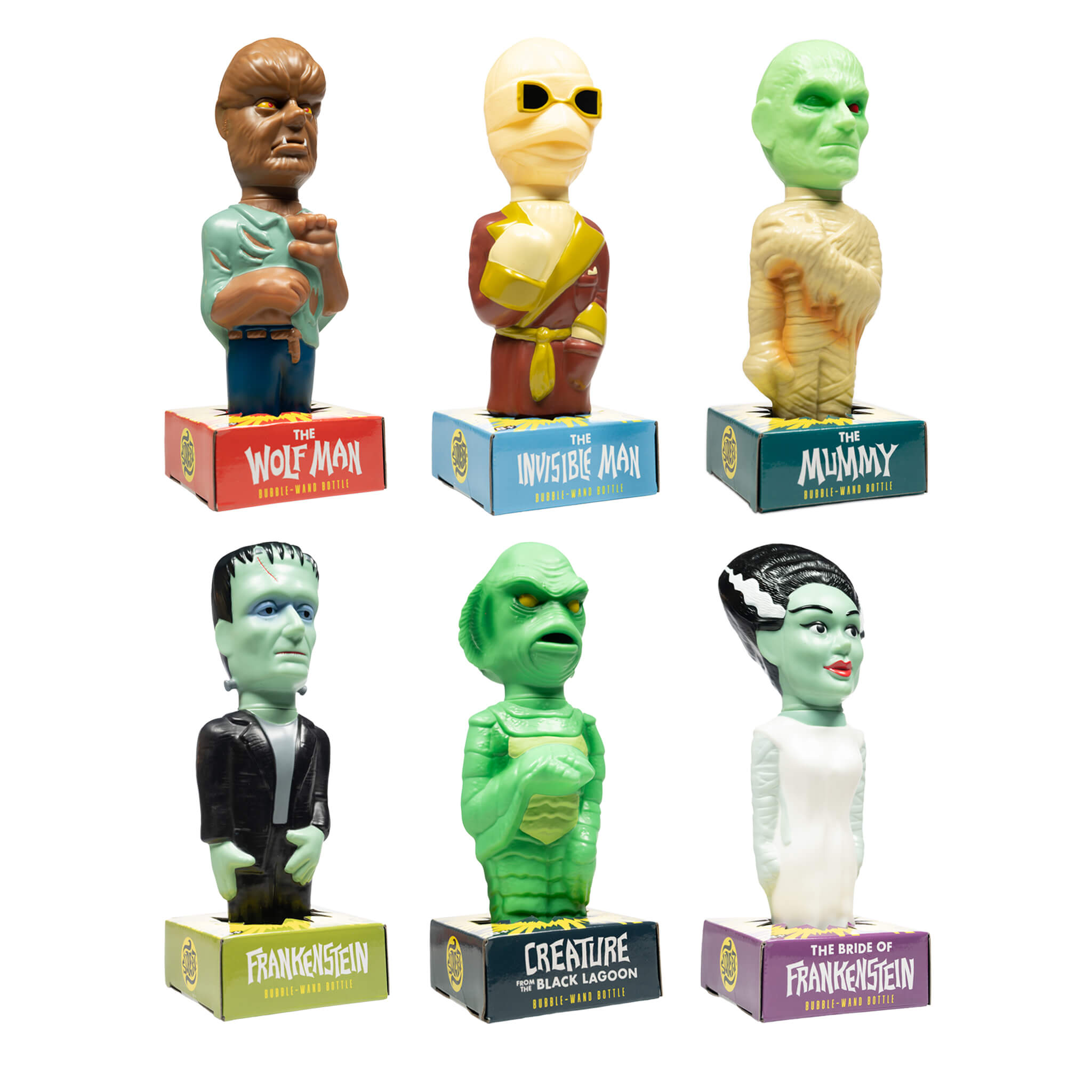 Universal Monsters Super Soapies - Full Color - Set of 6