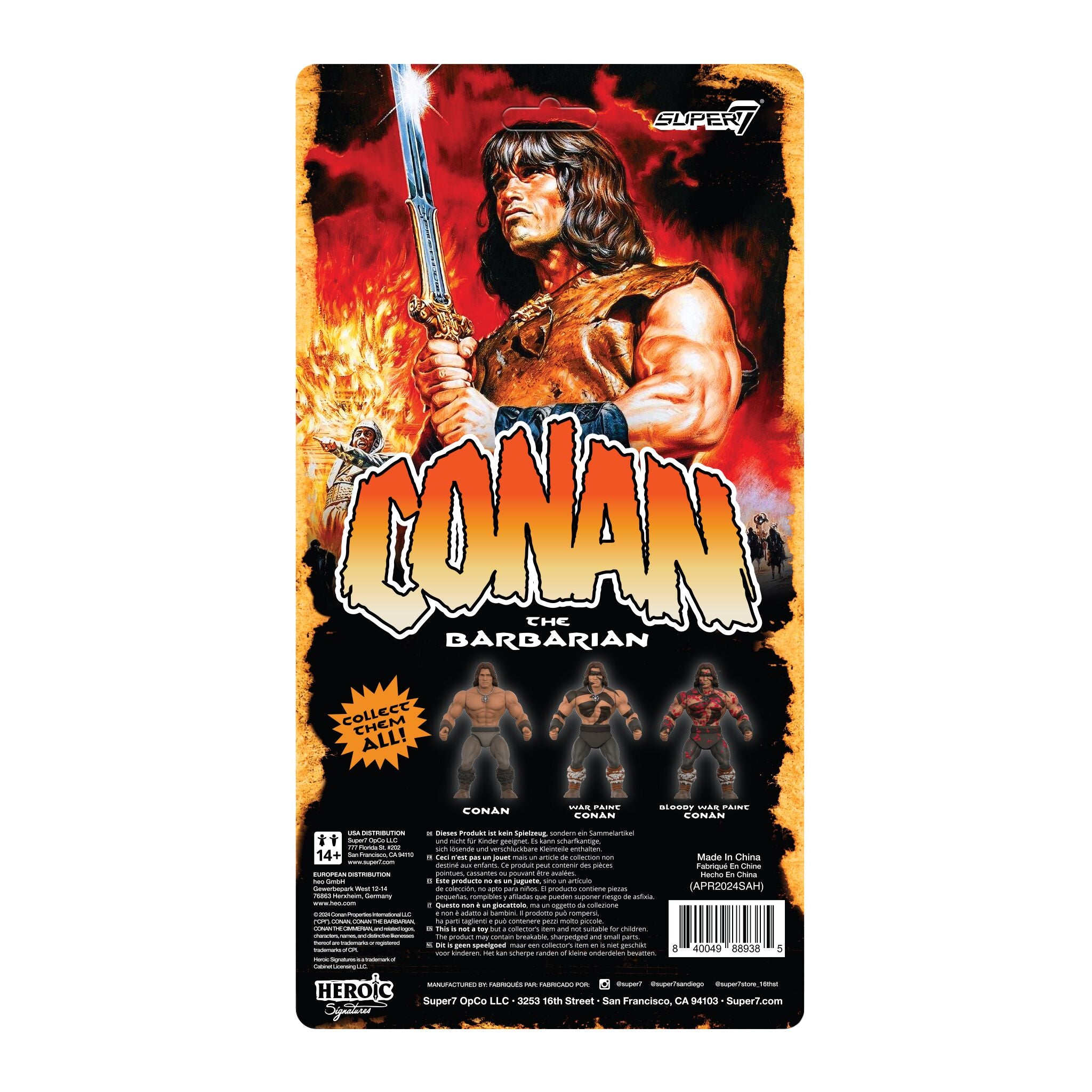 Conan the Barbarian Vintage Figures Wave 02 - Conan (War Paint)