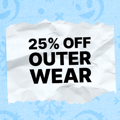 25% off Outerwear