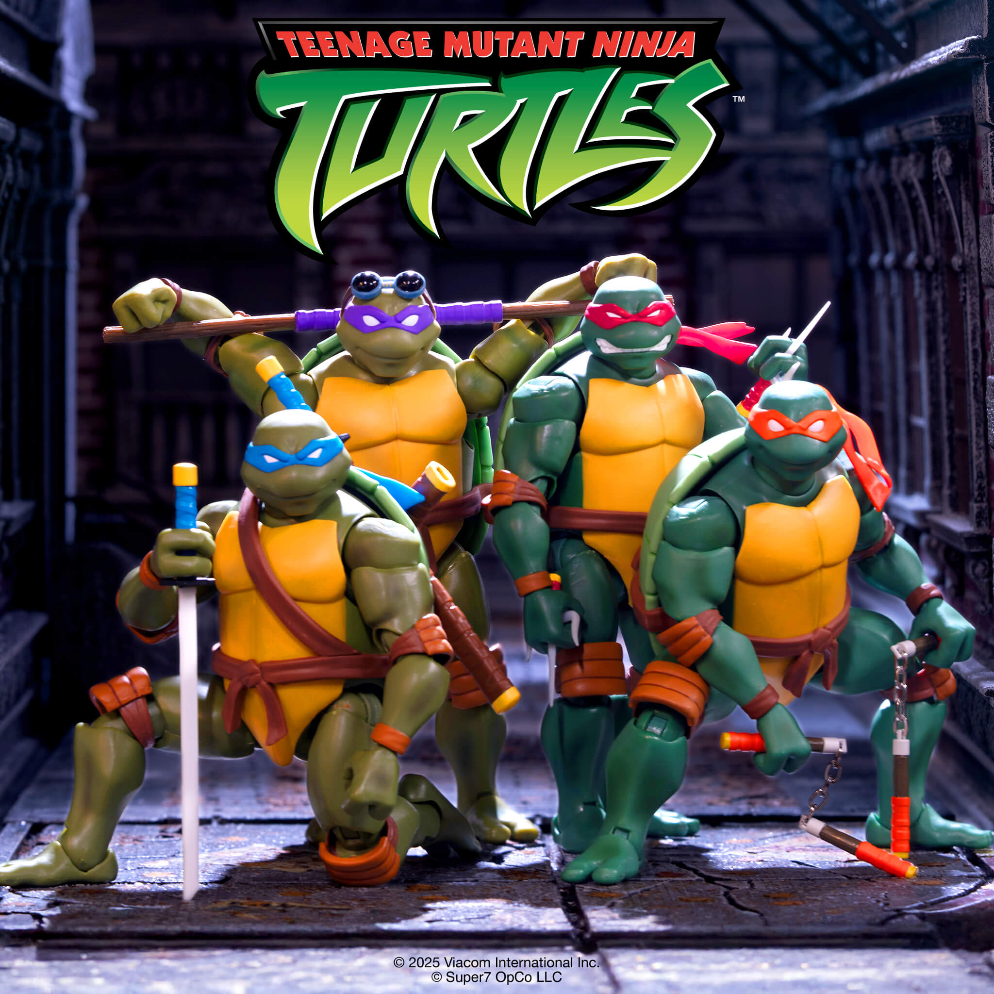 Teenage Mutant Ninja Turtles ULTIMATES! Wave 12 - Michelangelo, Leonardo, Donatello, Raphael