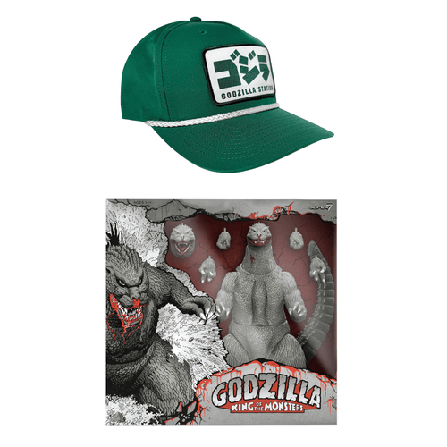 Toho ULTIMATES! - Godzilla 1989 (Comic Greyscale) & Kaiju Response Team Hat