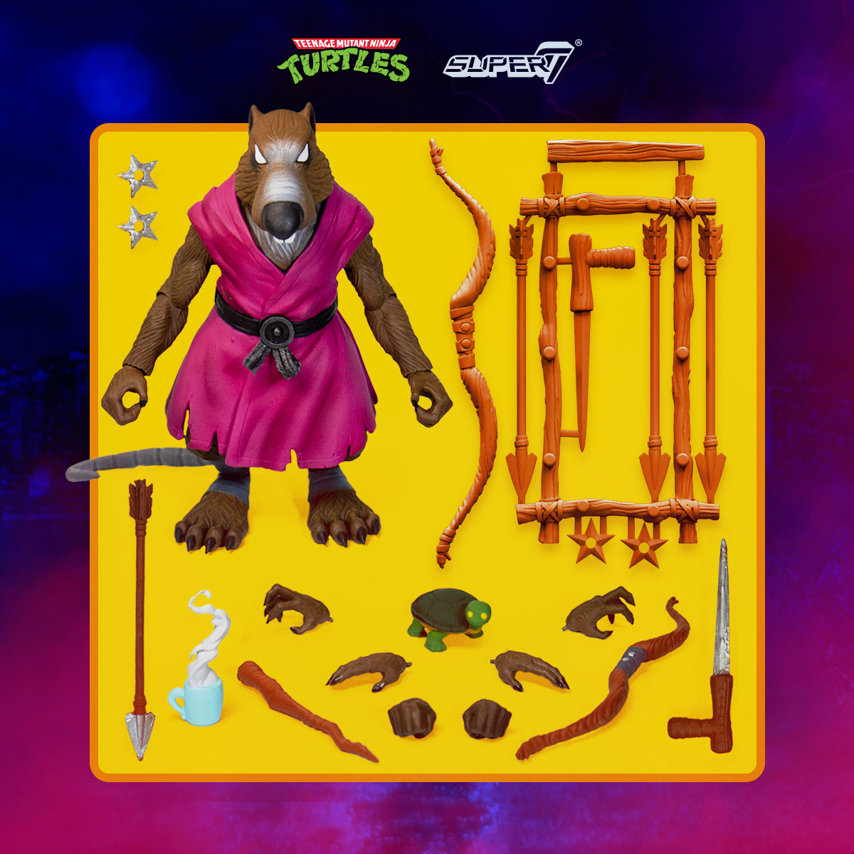 Teenage Mutant Ninja Turtles ULTIMATES! W1 - Splinter Version 2 – Super7