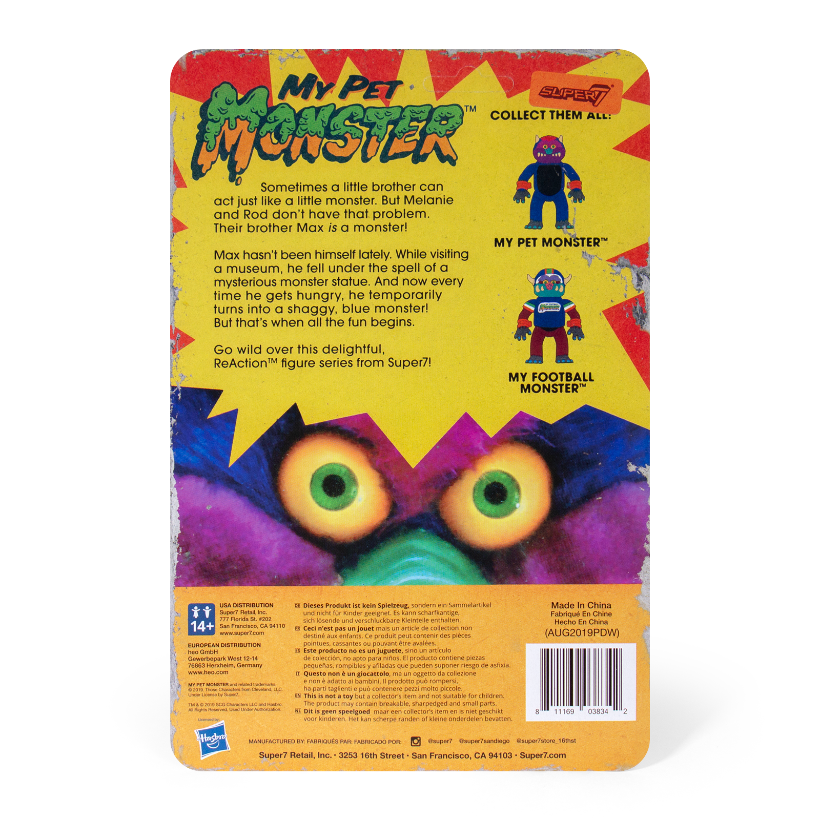 My Pet Monster ReAction Figure - Football Monster