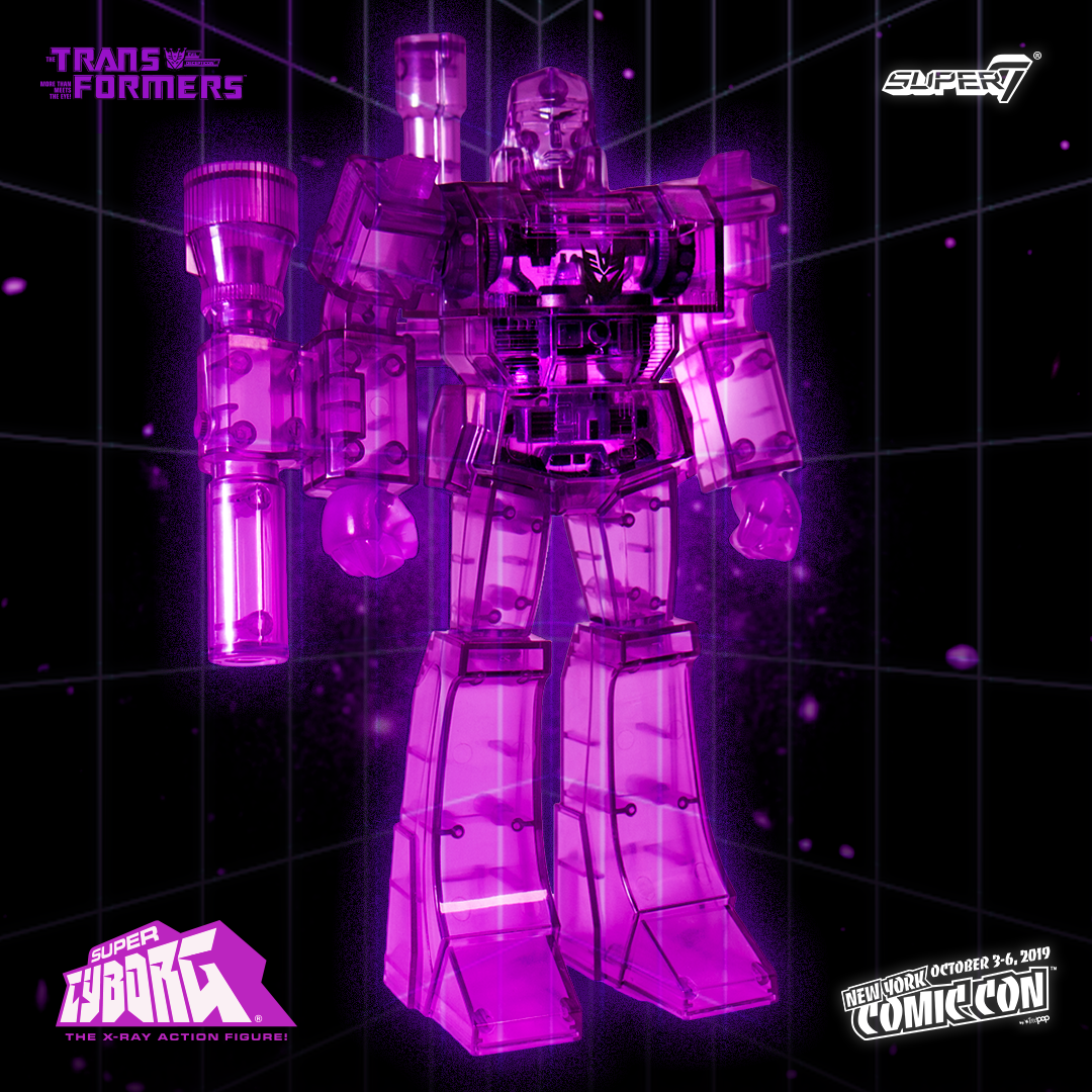 Magatron Grid Transformers Super Cyborg - Megatron (Purple Grid) – Super7
