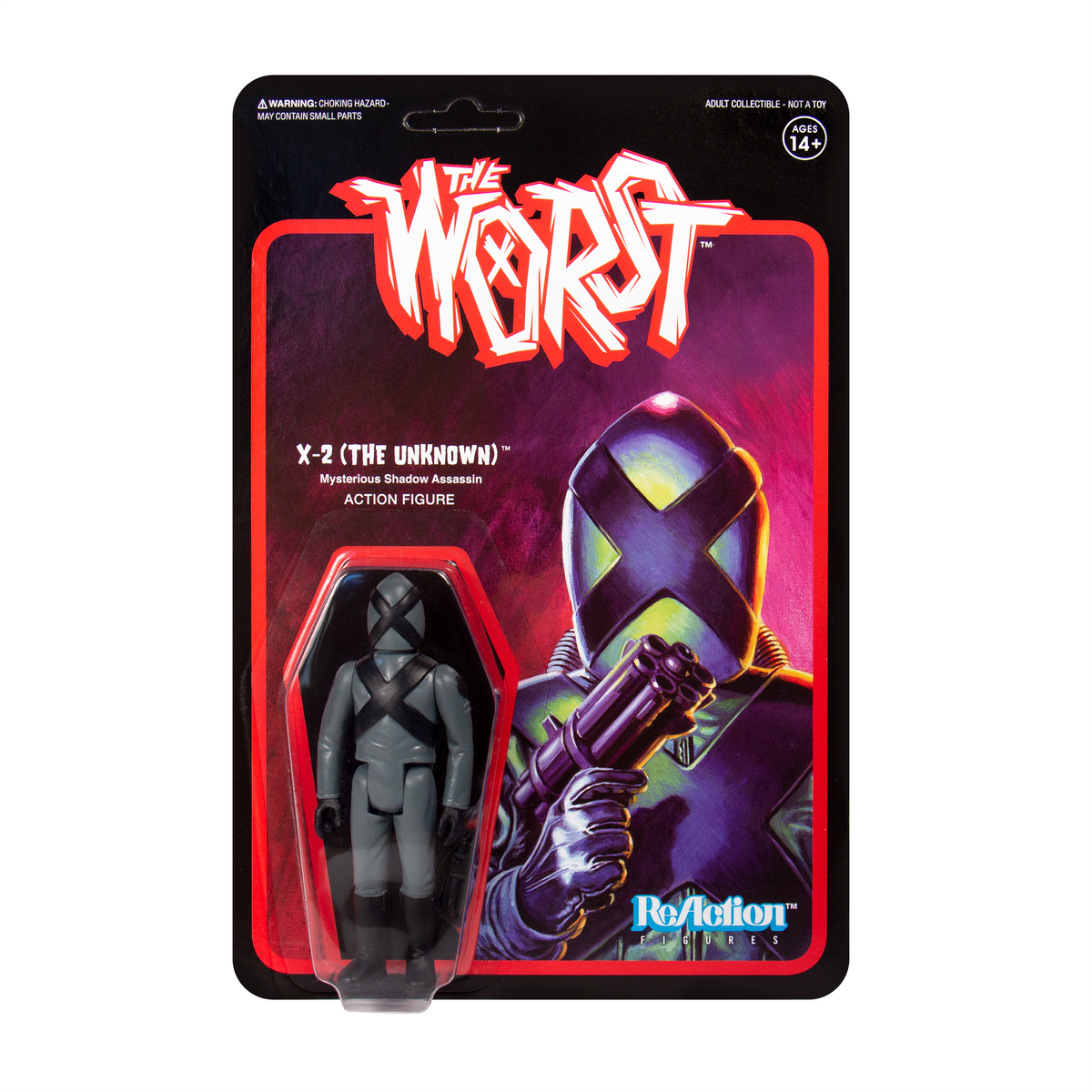 The Worst ReAction Figure X2 (The Unknown) Wide Release Color Super7