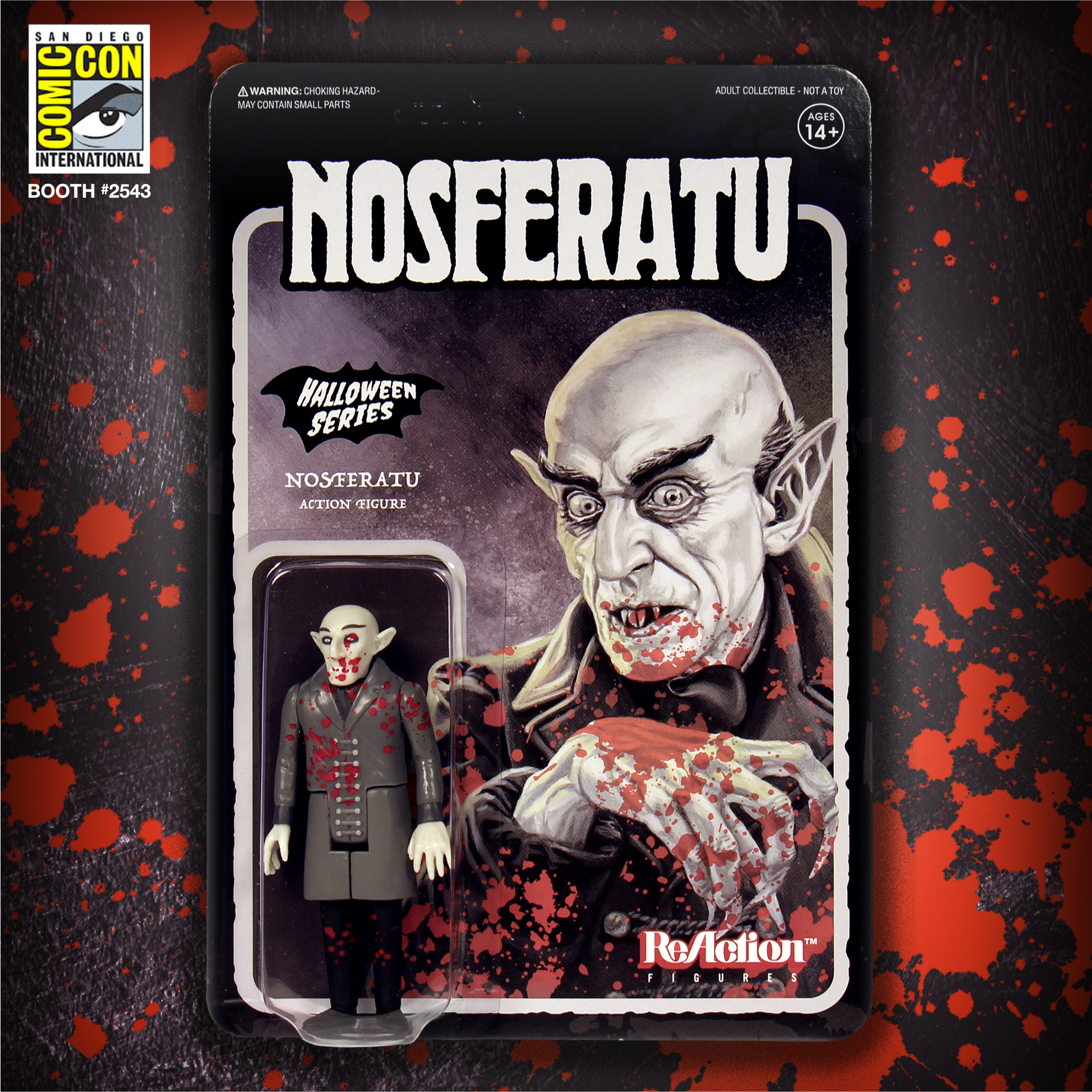 Nosferatu ReAction Figure - Grayscale Bloody