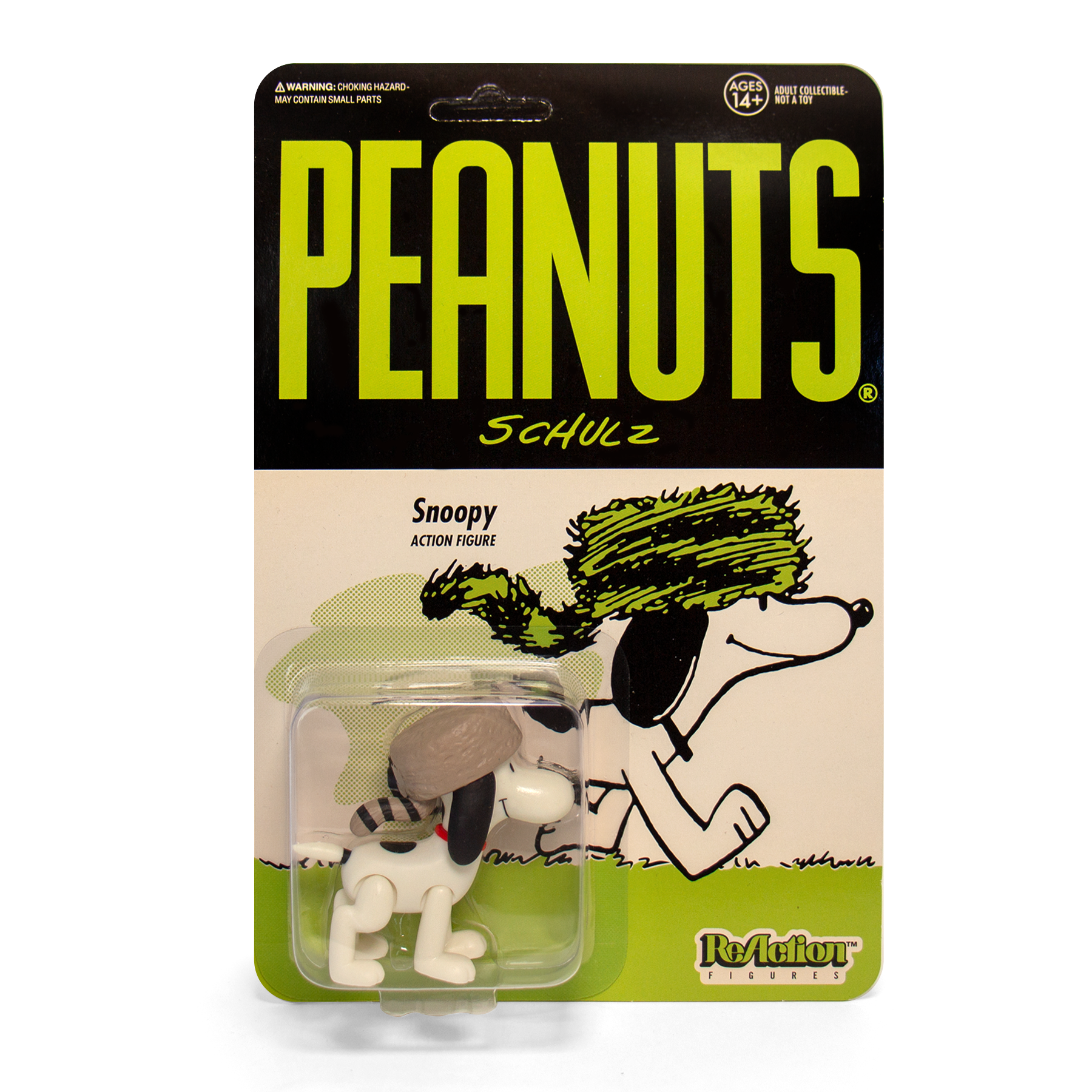 Peanuts ReAction Figure - Raccoon Hat Snoopy