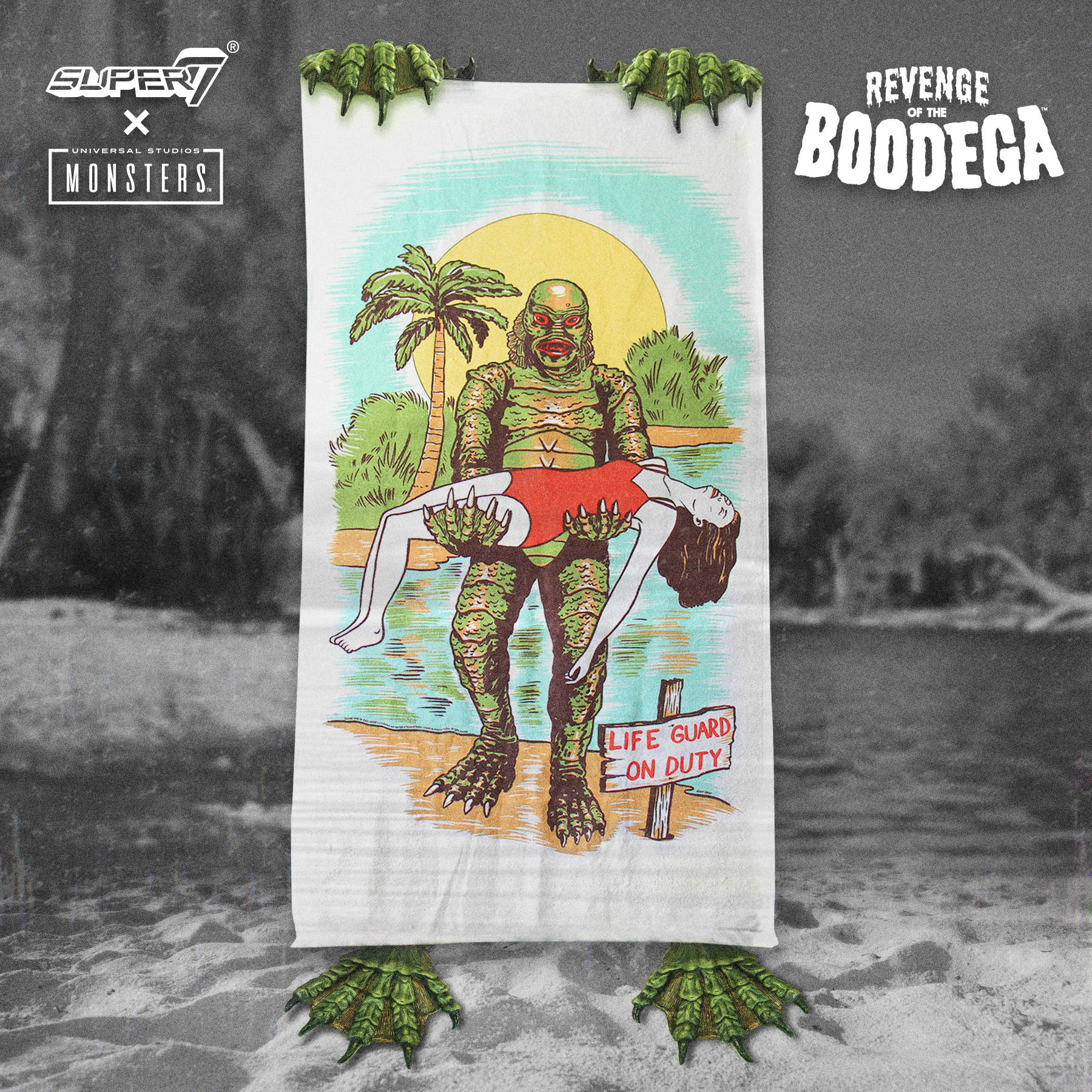 Universal Monsters- Creature Beach Towel