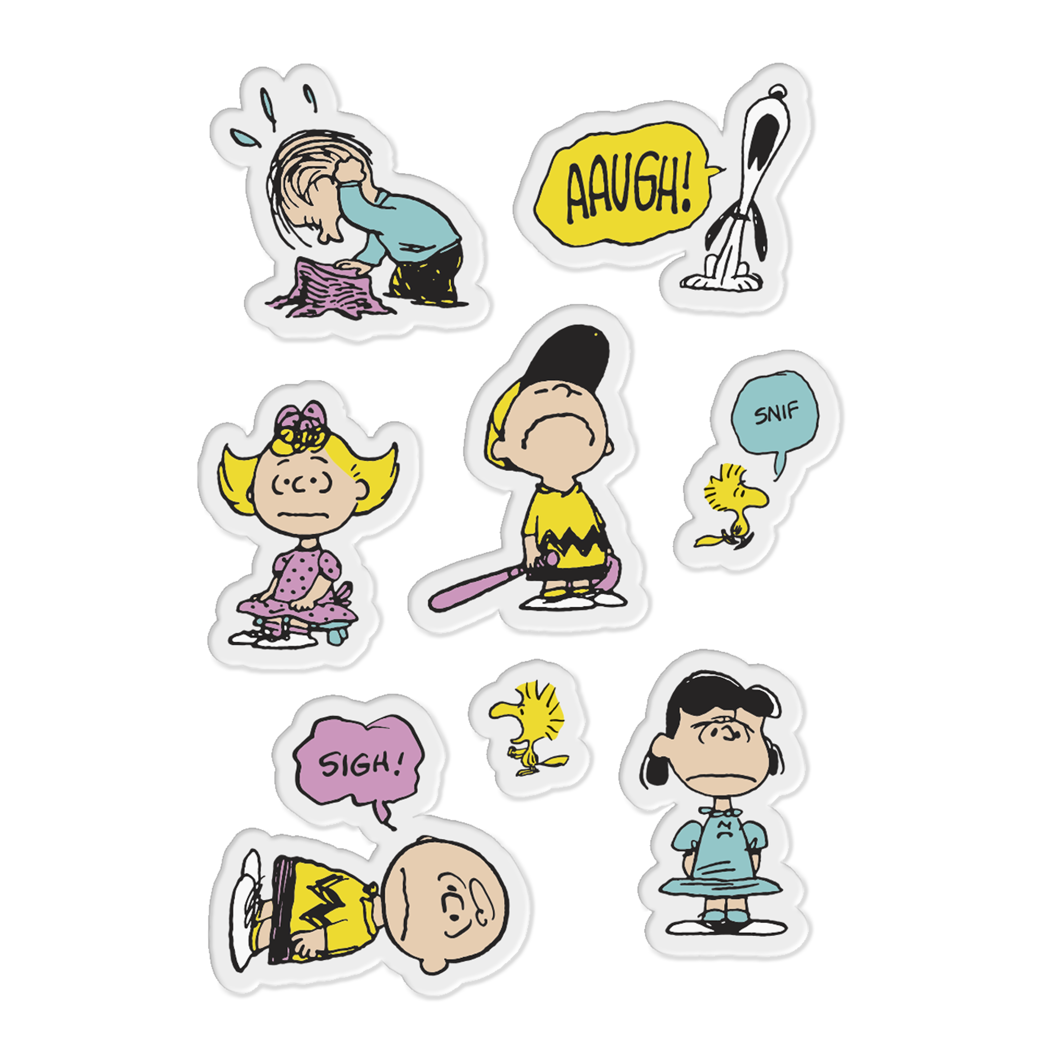 Peanuts Puffy Stickers - Set