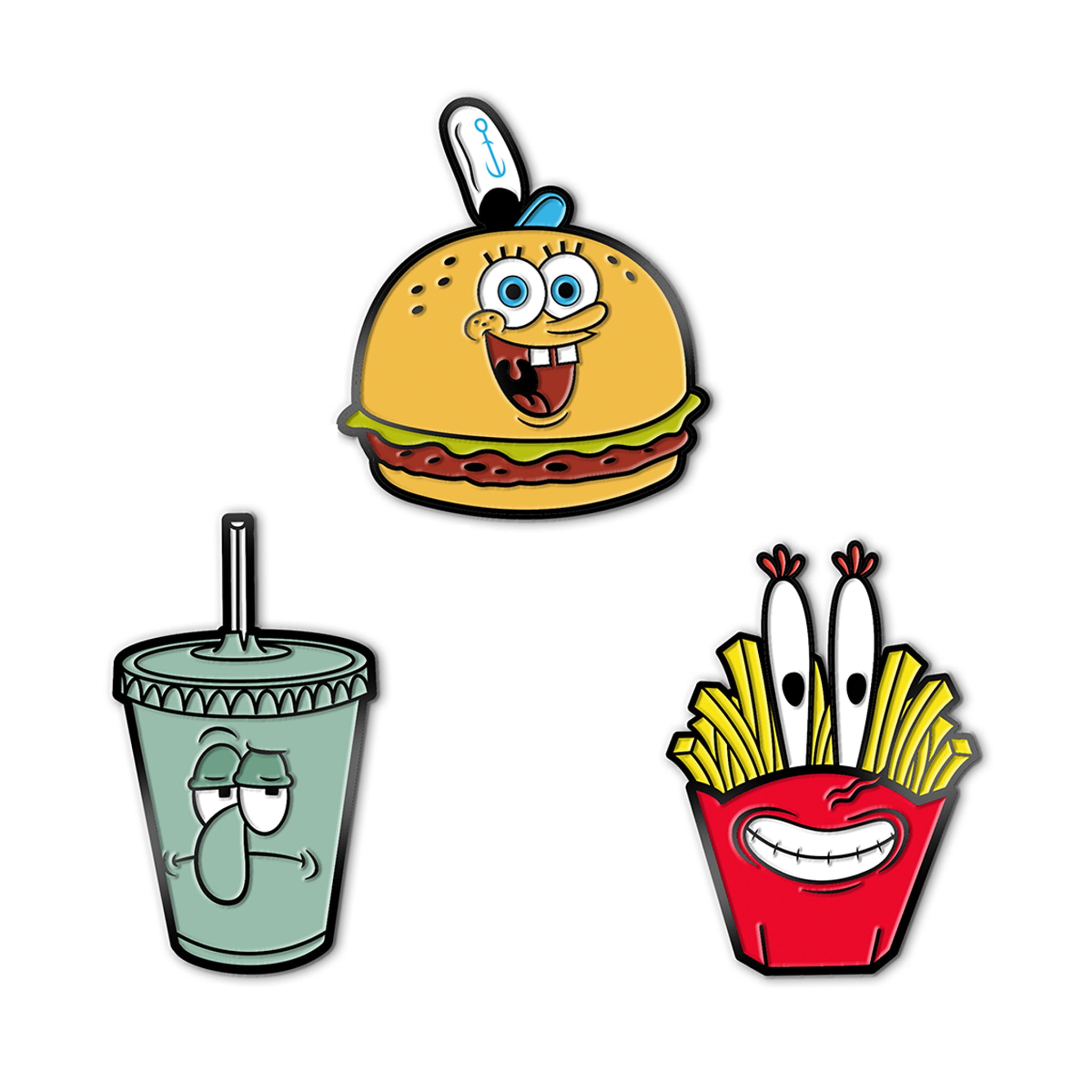 SpongeBob SquarePants - Krusty Krab Meal Pin Set
